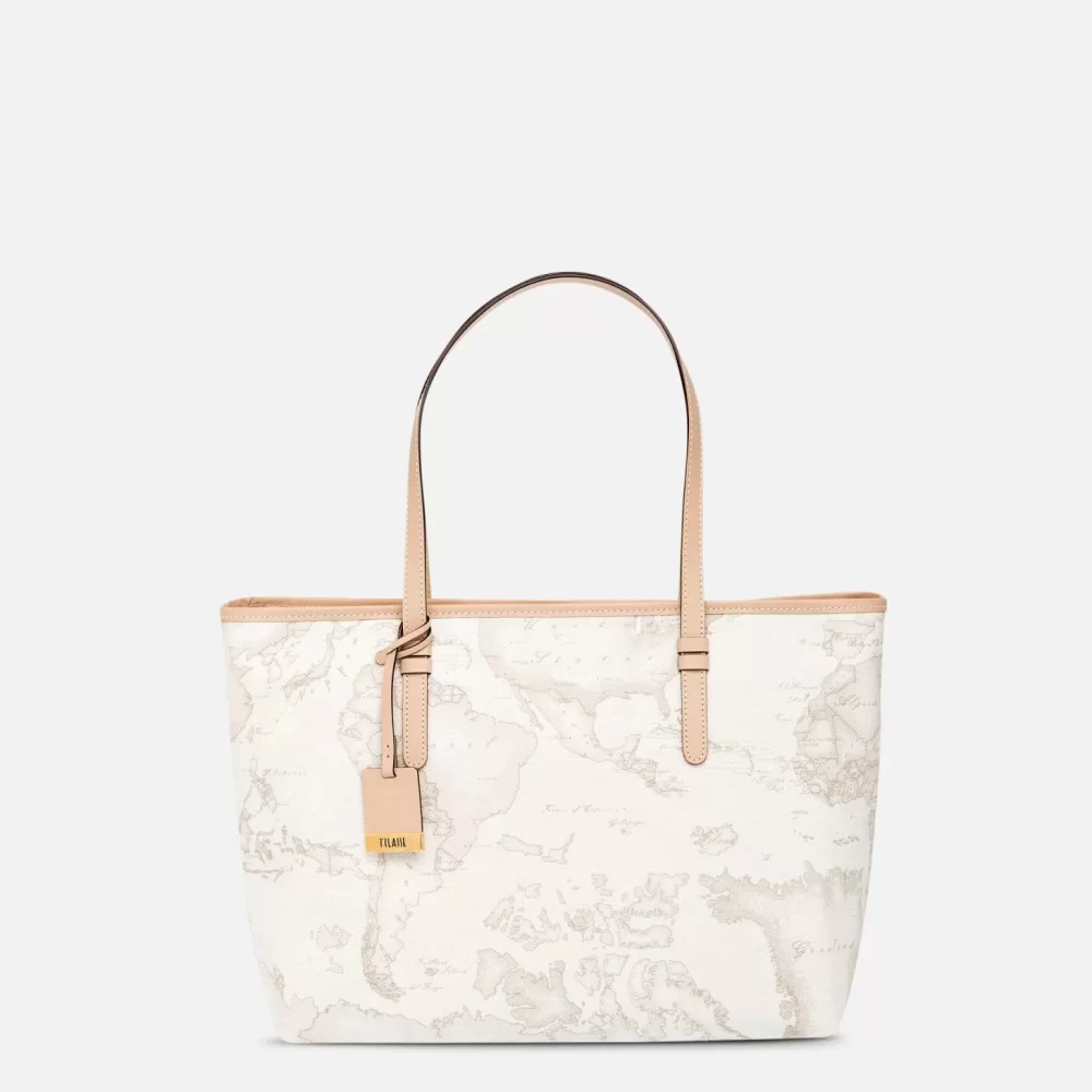GEO WHITE SHOPPING GRANDE CON ZIP