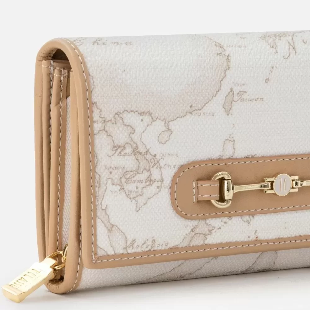 GEO WHITE PORTAFOGLIO GRANDE CON MORSETTO