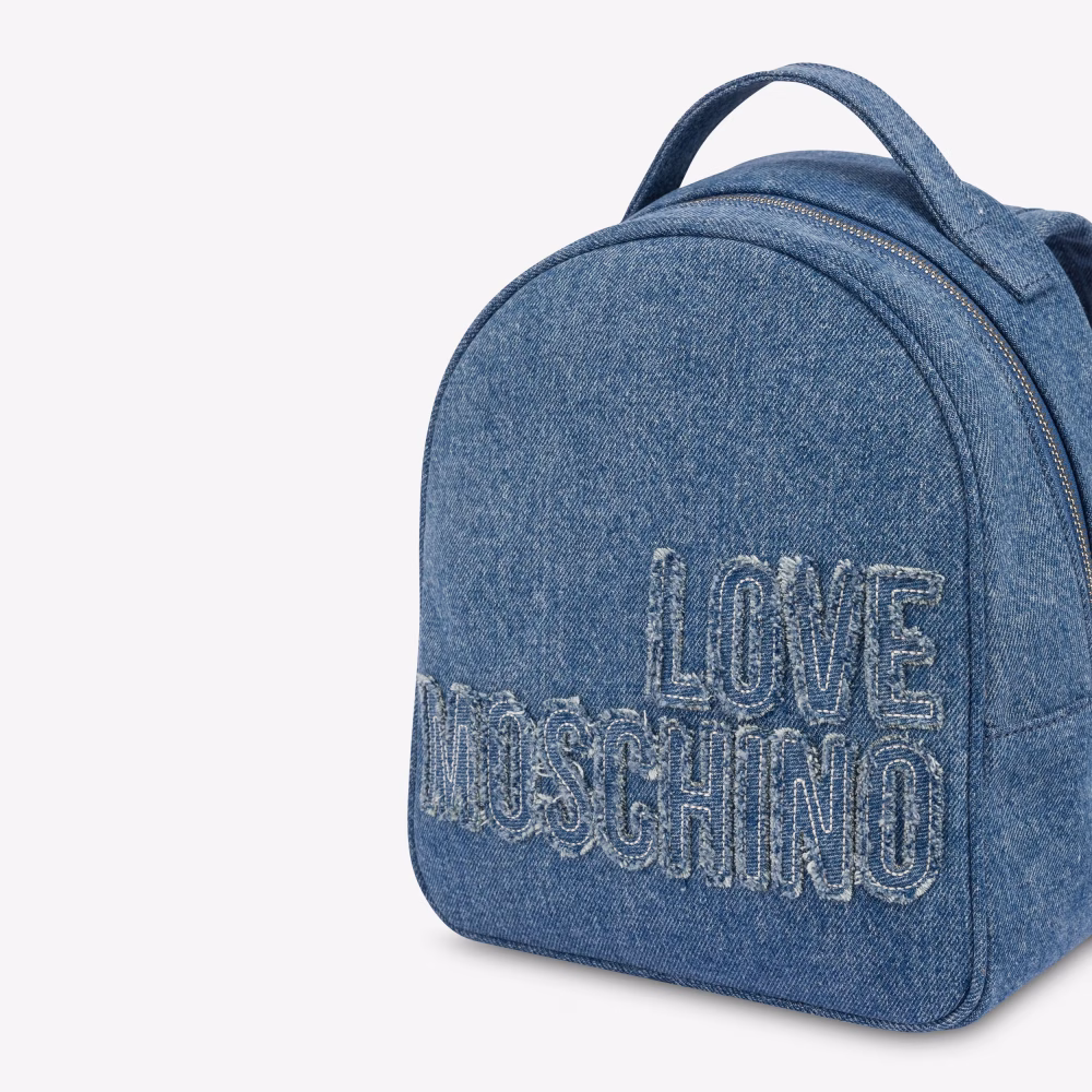 PATCH LOGO DENIM ZAINO