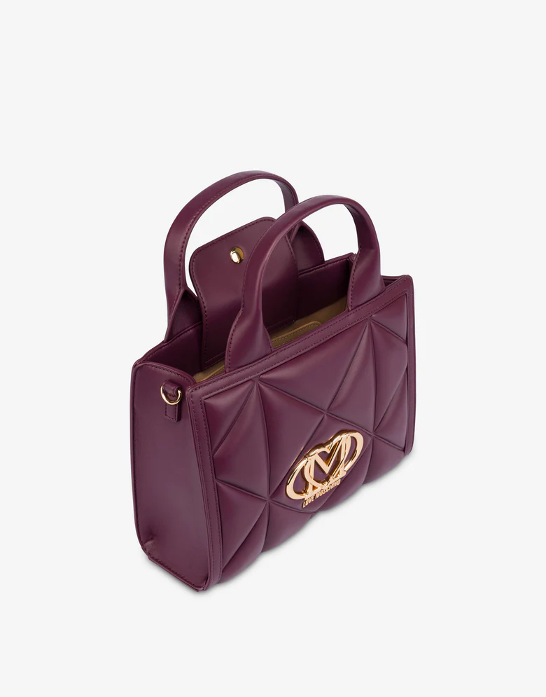 BORSA A MANO TRAPUNTATA EMBOSSED - immagine 3