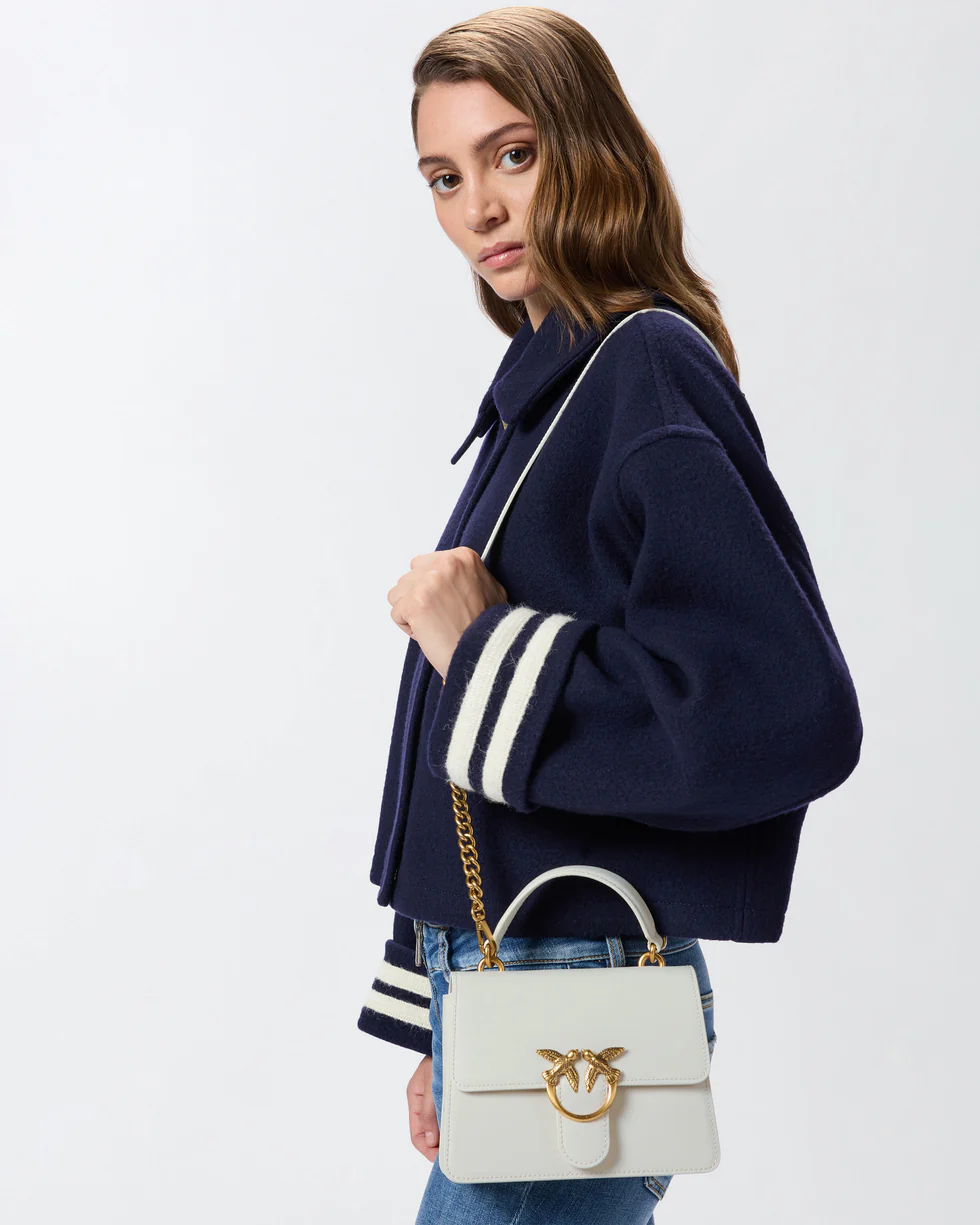 Pinko – Mini Love Bag One Top Handle - White - immagine 6