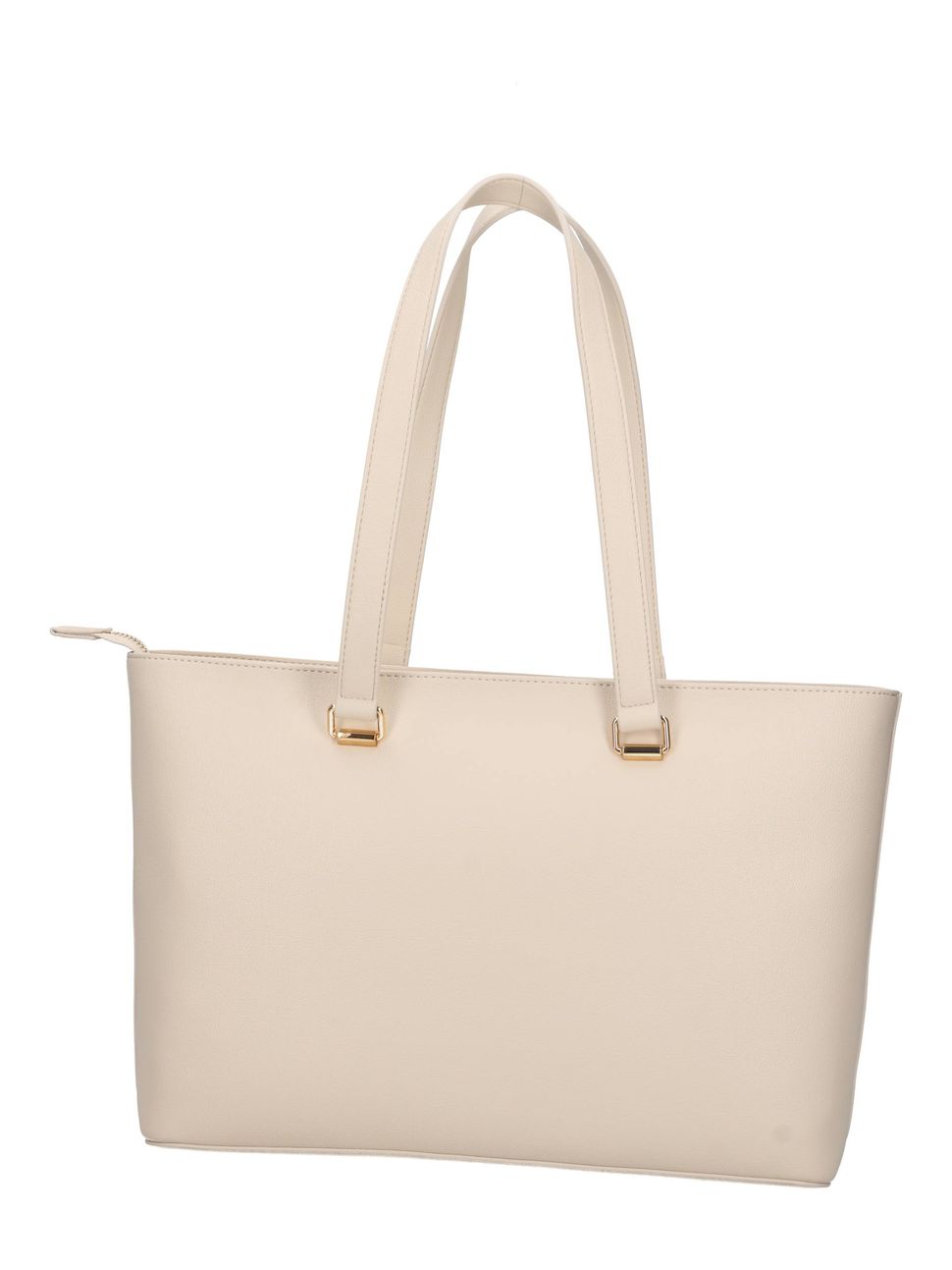 Love Moschino Shopping bag con tasca frontale - Avorio - immagine 2