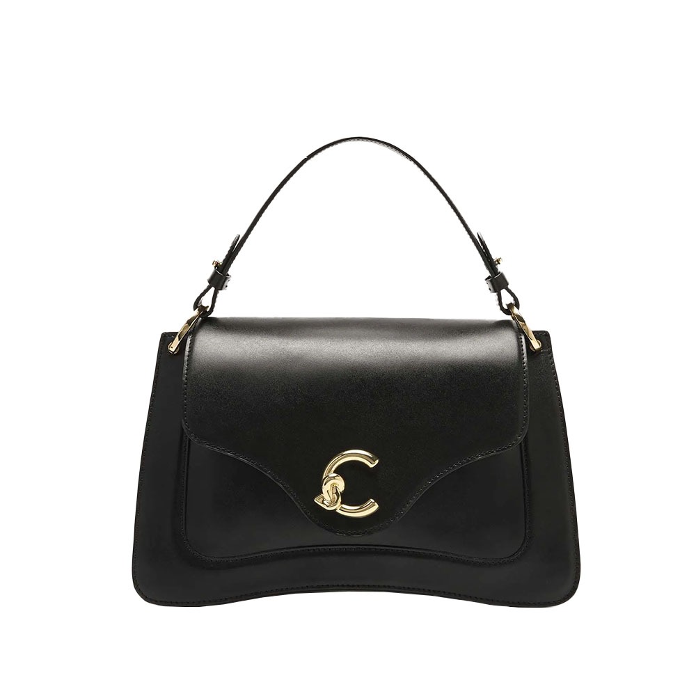 C-Me Calf Cocker borsa a mano media