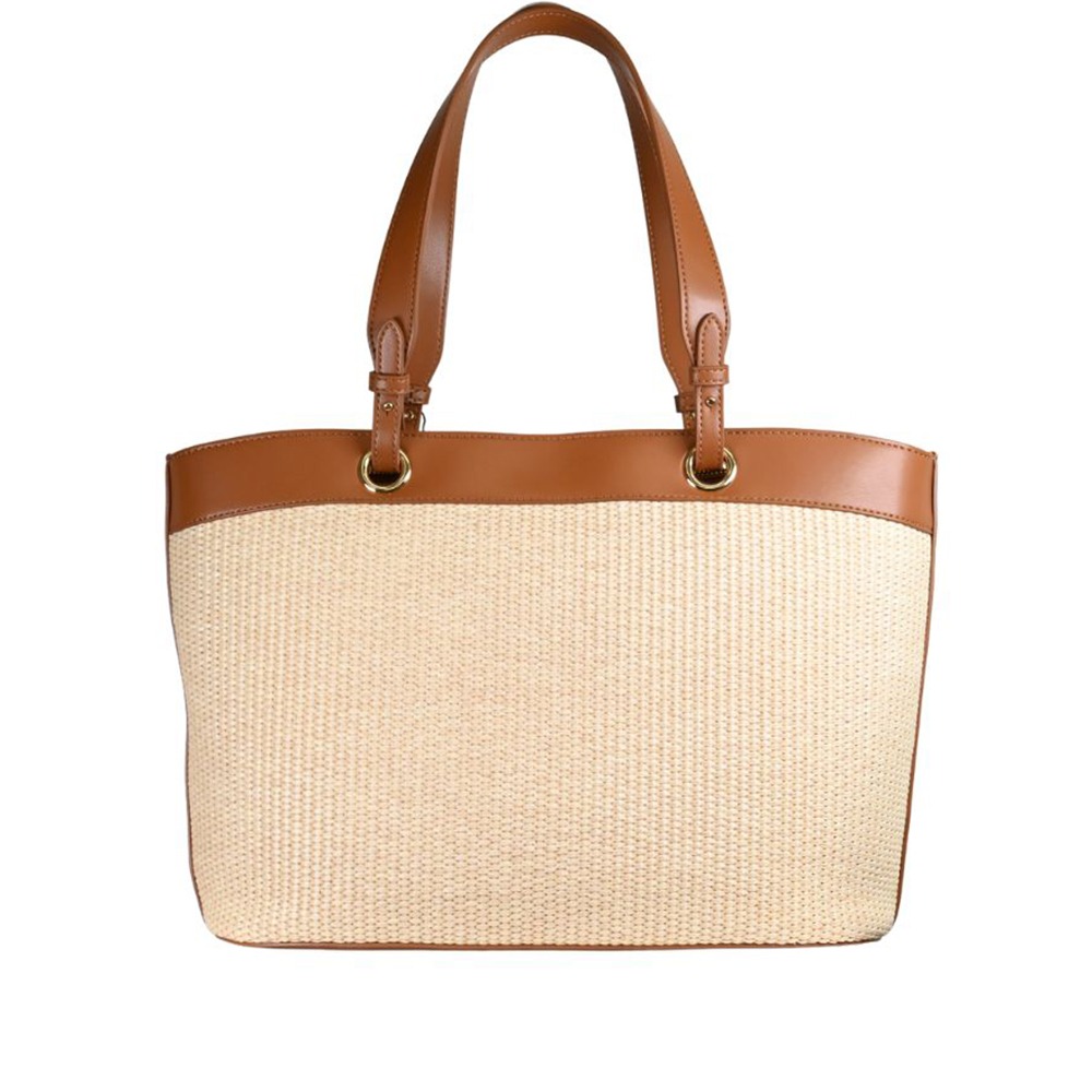 Love Moschino – Borsa a spalla in tessuto intrecciato - immagine 2