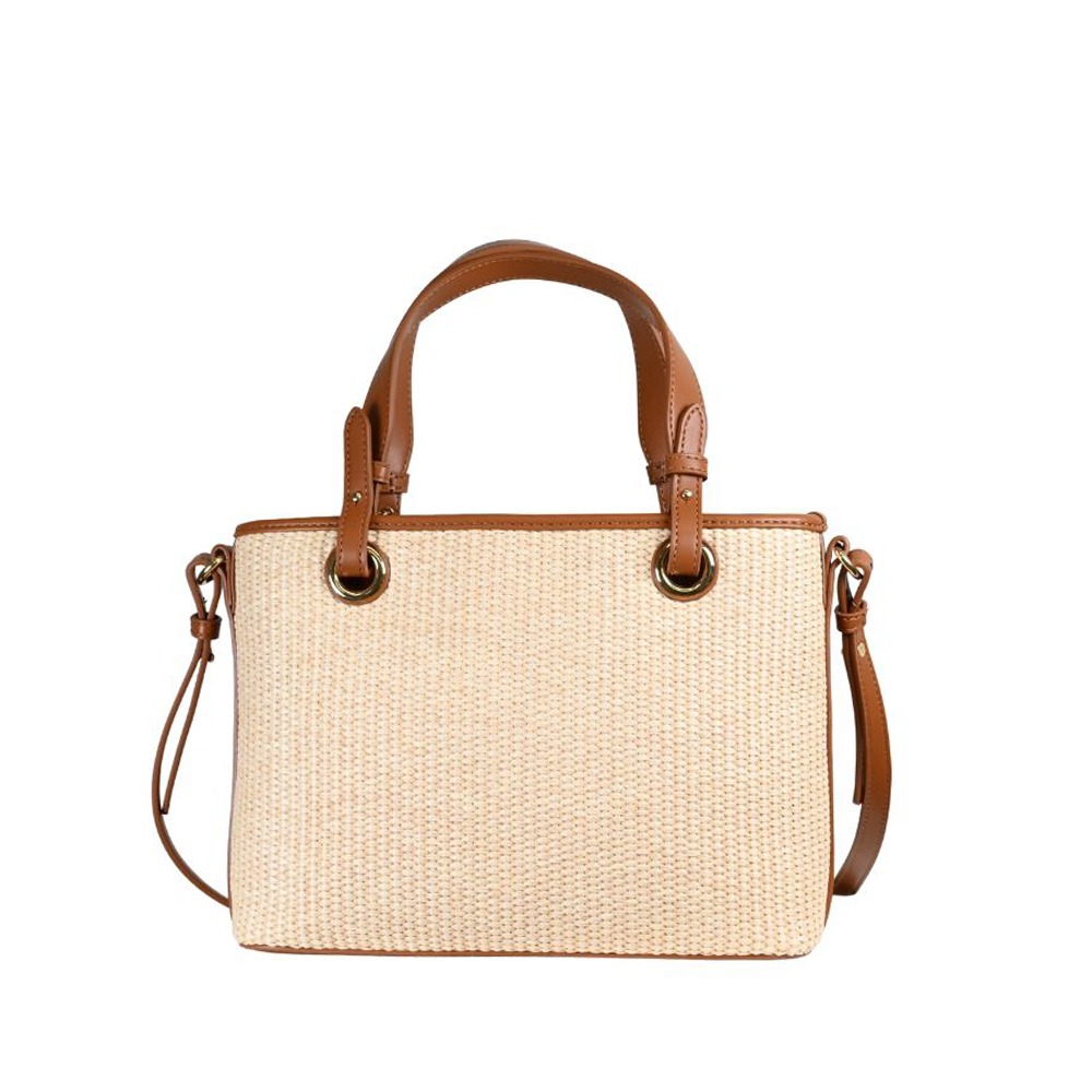 Love Moschino – Borsa a mano in tessuto con tracolla - immagine 2