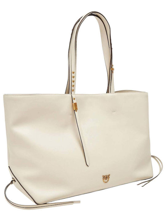 Pinko – Cabas Classic Bag - White - immagine 4