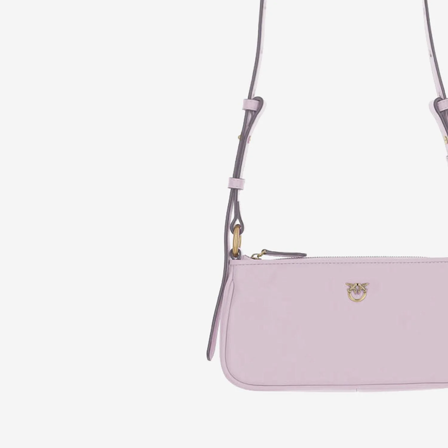 Pinko – Mini Half Moon - Pink - immagine 4