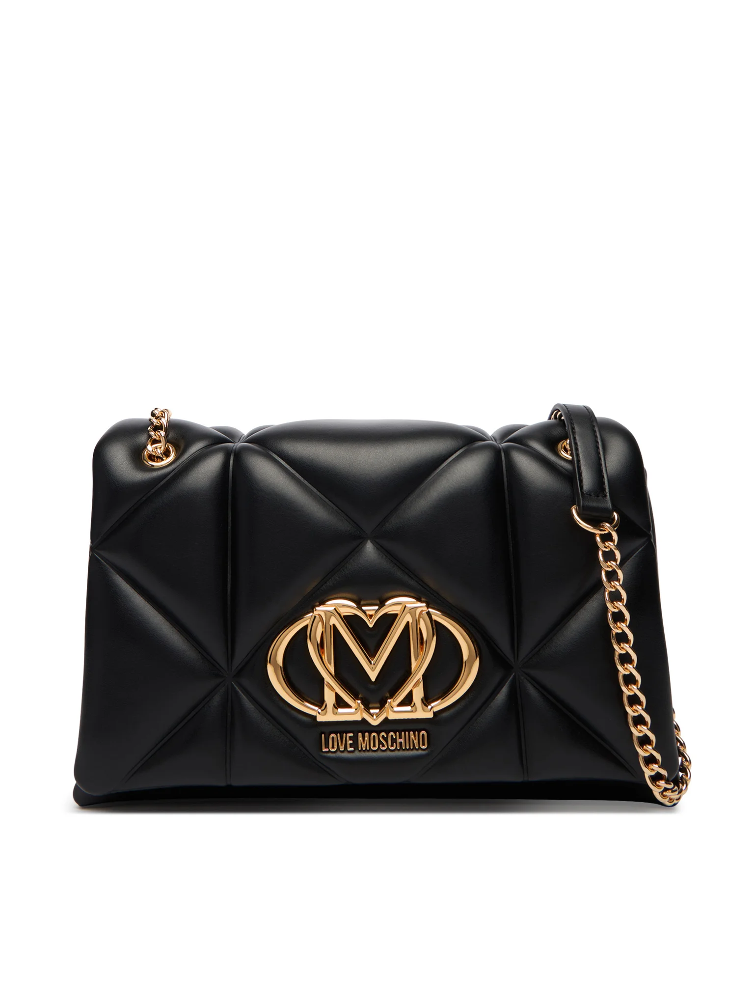 Love Moschino borsa a spalla con catena - Nero - immagine 2
