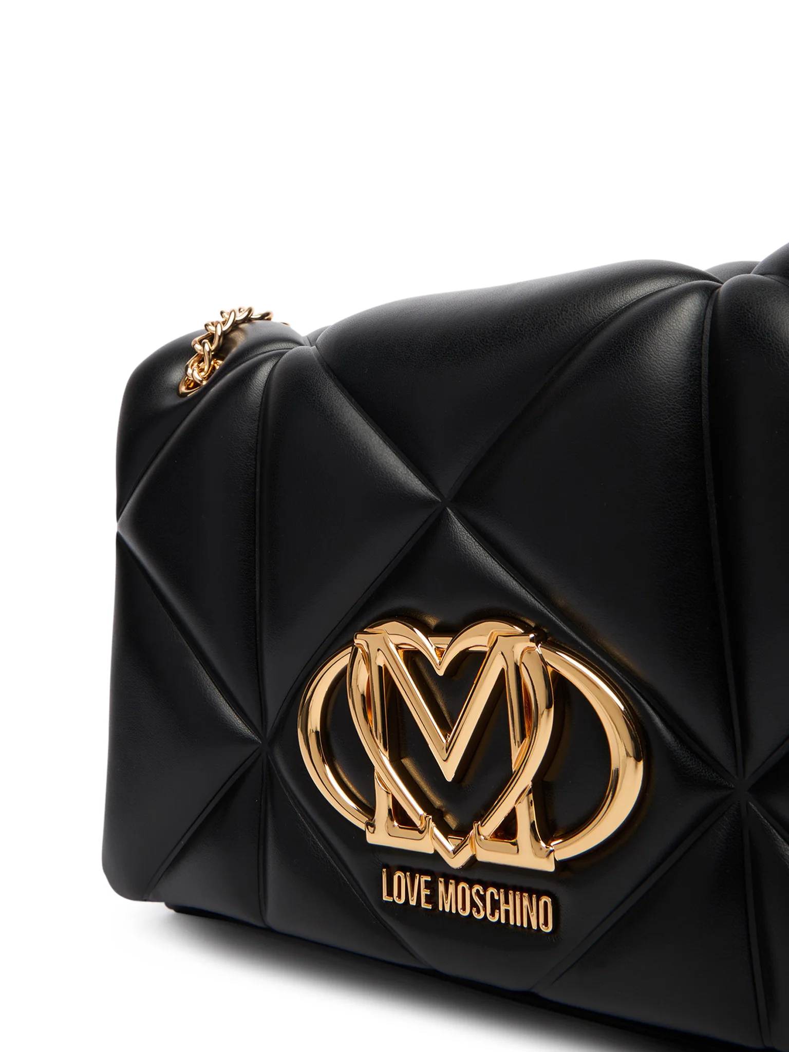 Love Moschino borsa a spalla con catena - Nero - immagine 3