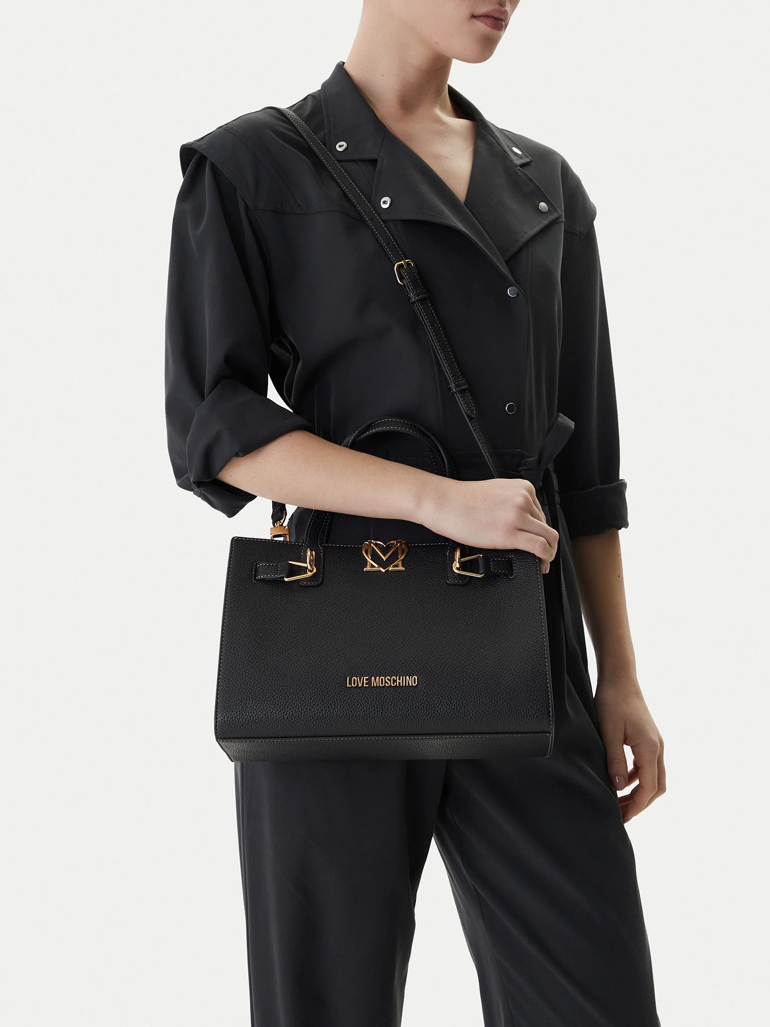 Love Moschino Borsetta Nera - immagine 6