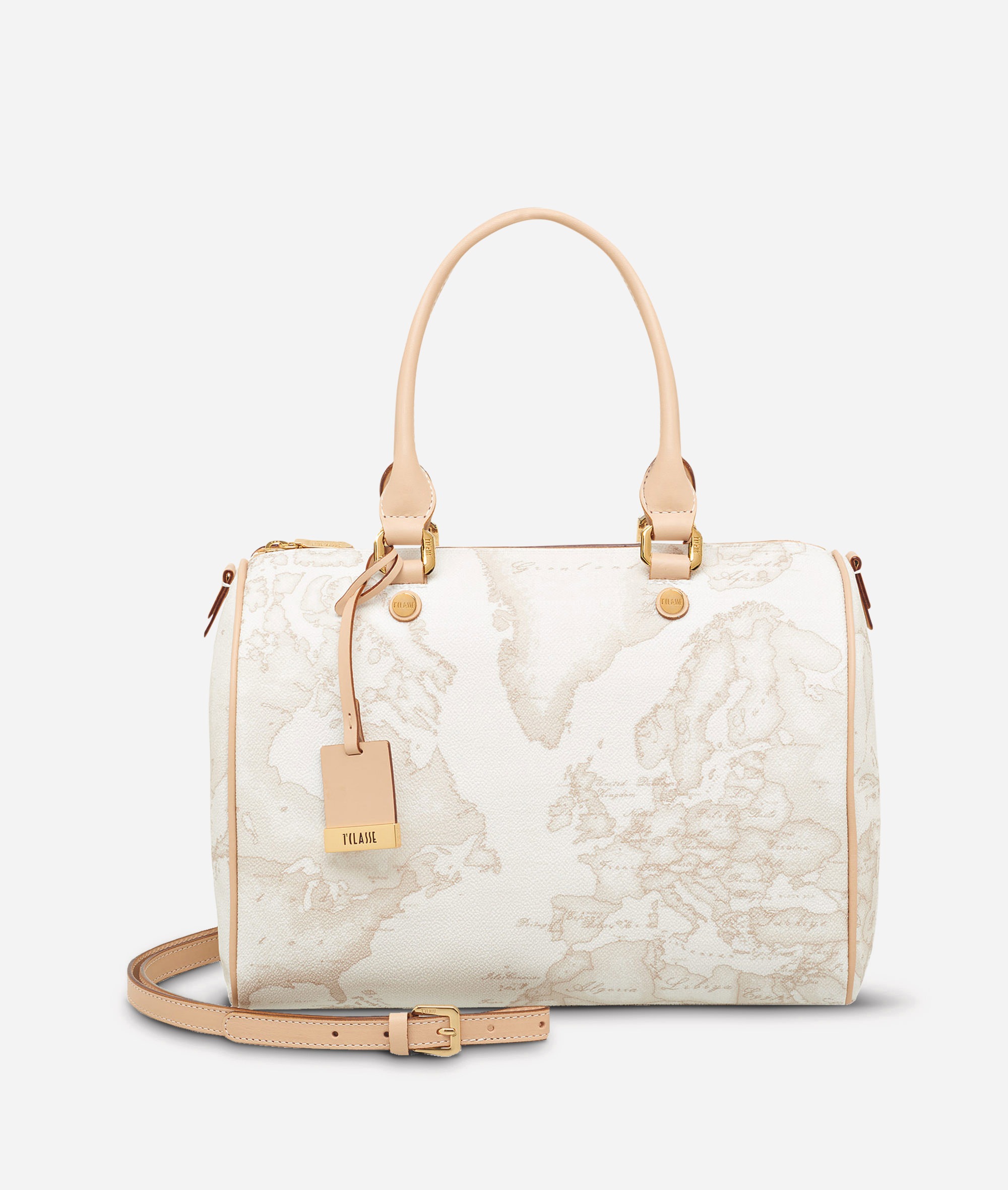 Geo White Borsa media a bauletto