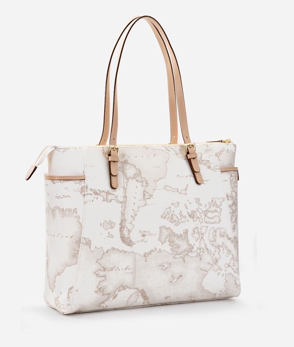 Geo White Shopping bag grande - immagine 3