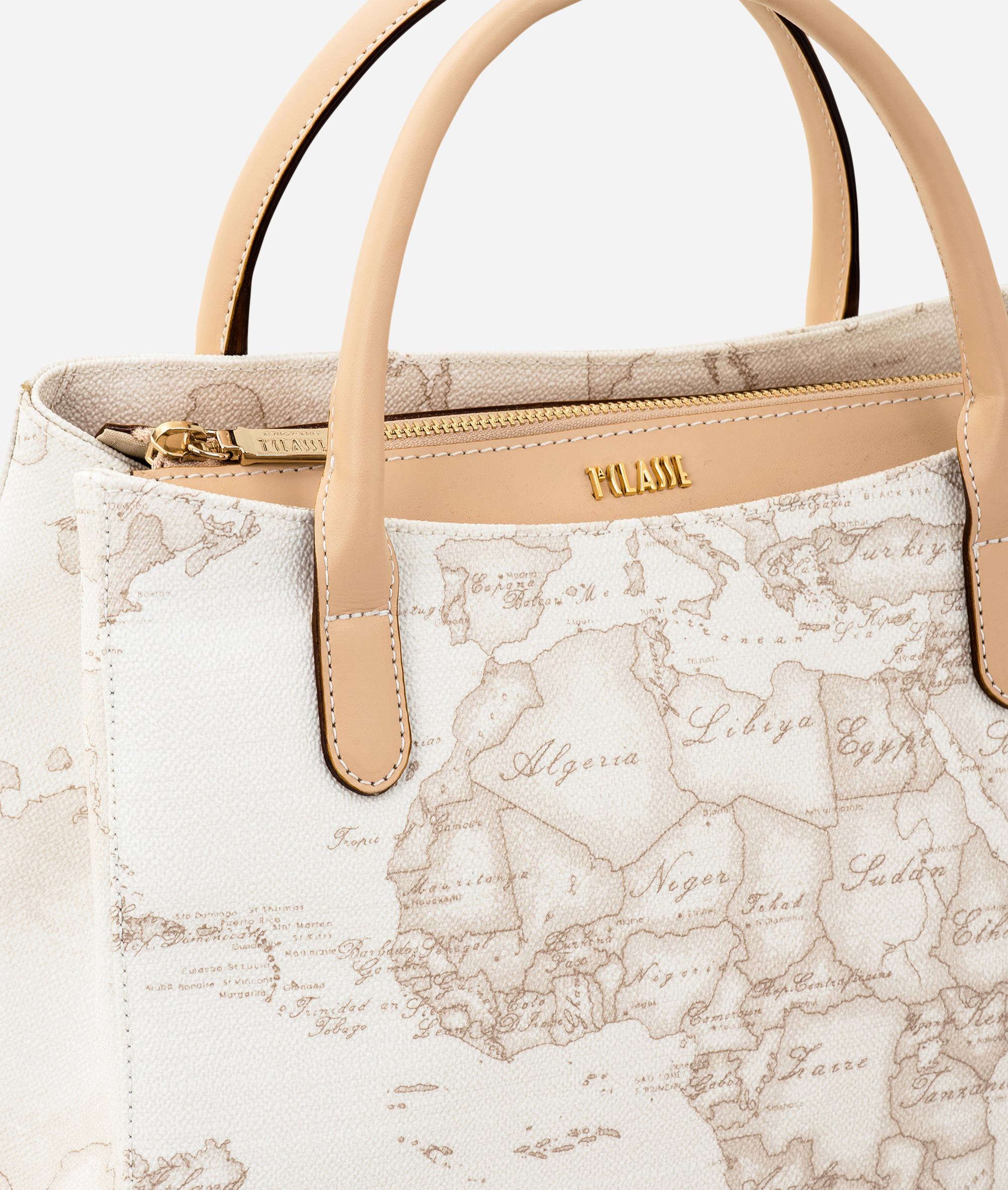 Geo White Borsa piccola a mano con tracolla - immagine 2