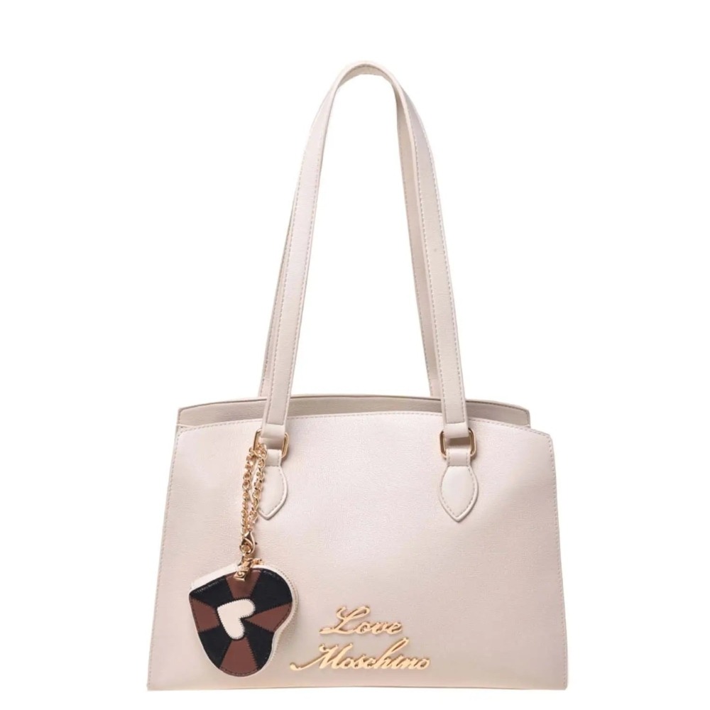Love Moschino Borsa A Spalla Avorio