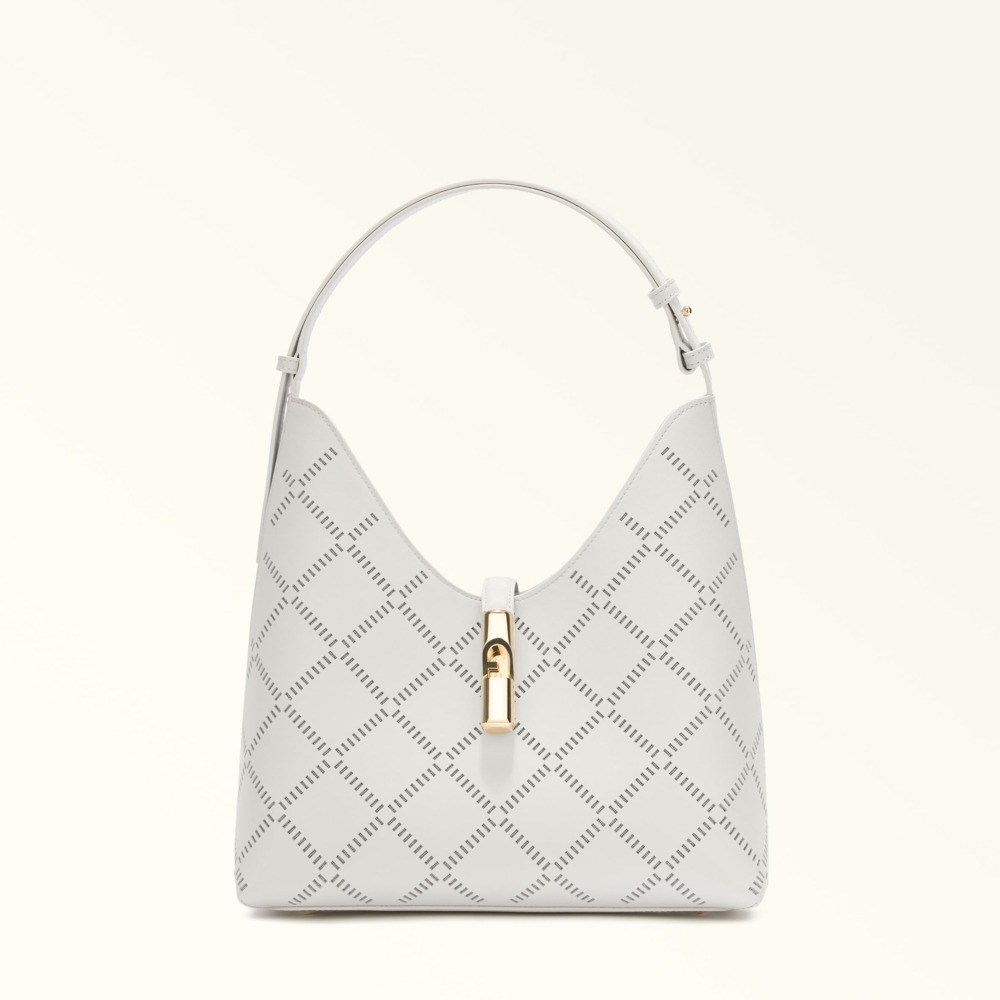 Furla Goccia Borsa A Spalla M Marshmallow