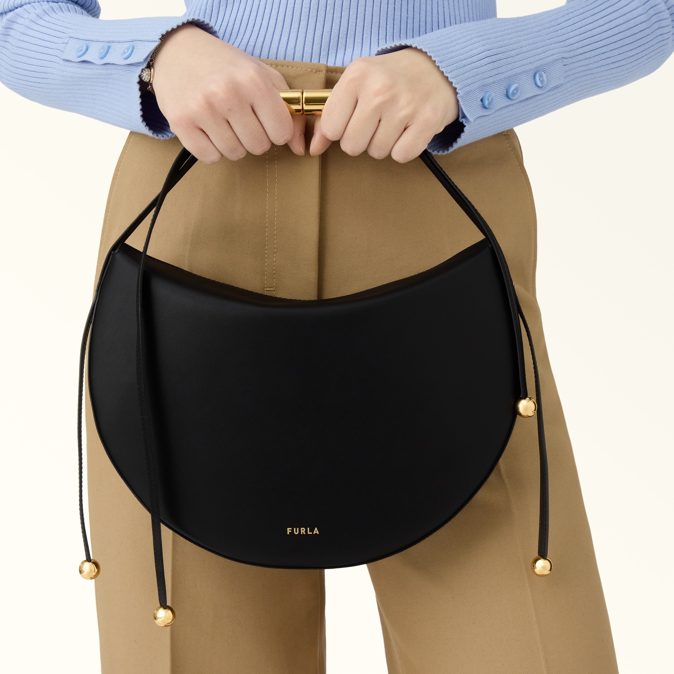 Furla Moonstone Borsa A Spalla M Nero - immagine 7