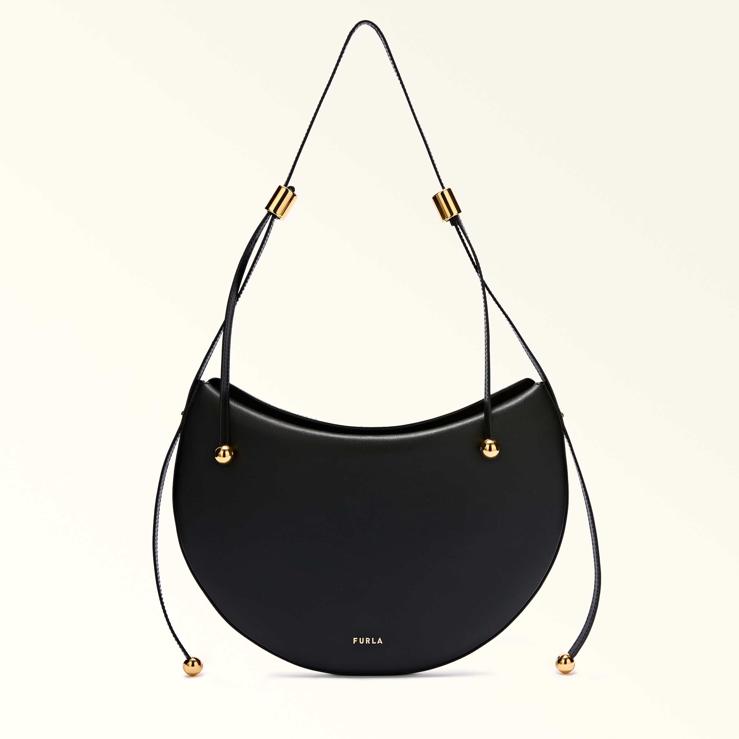 Furla Moonstone Borsa A Spalla M Nero