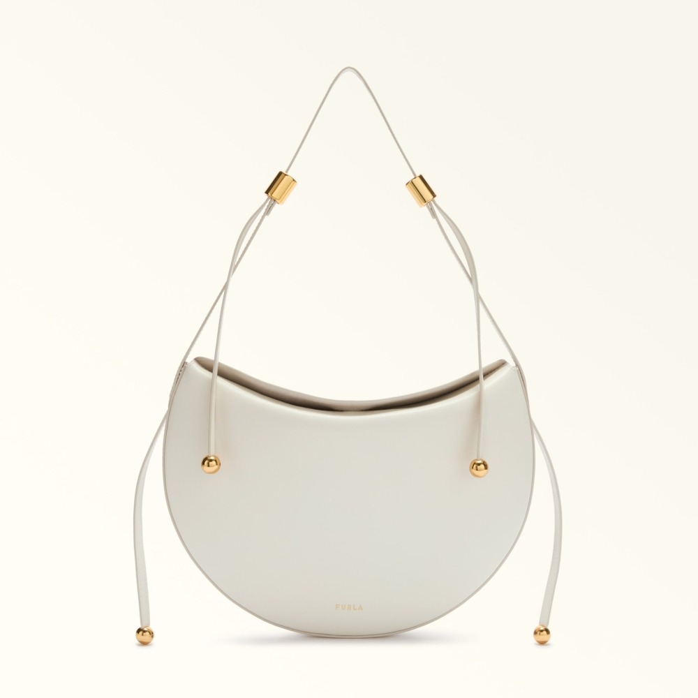 Furla Moonstone Borsa A Spalla M Panna