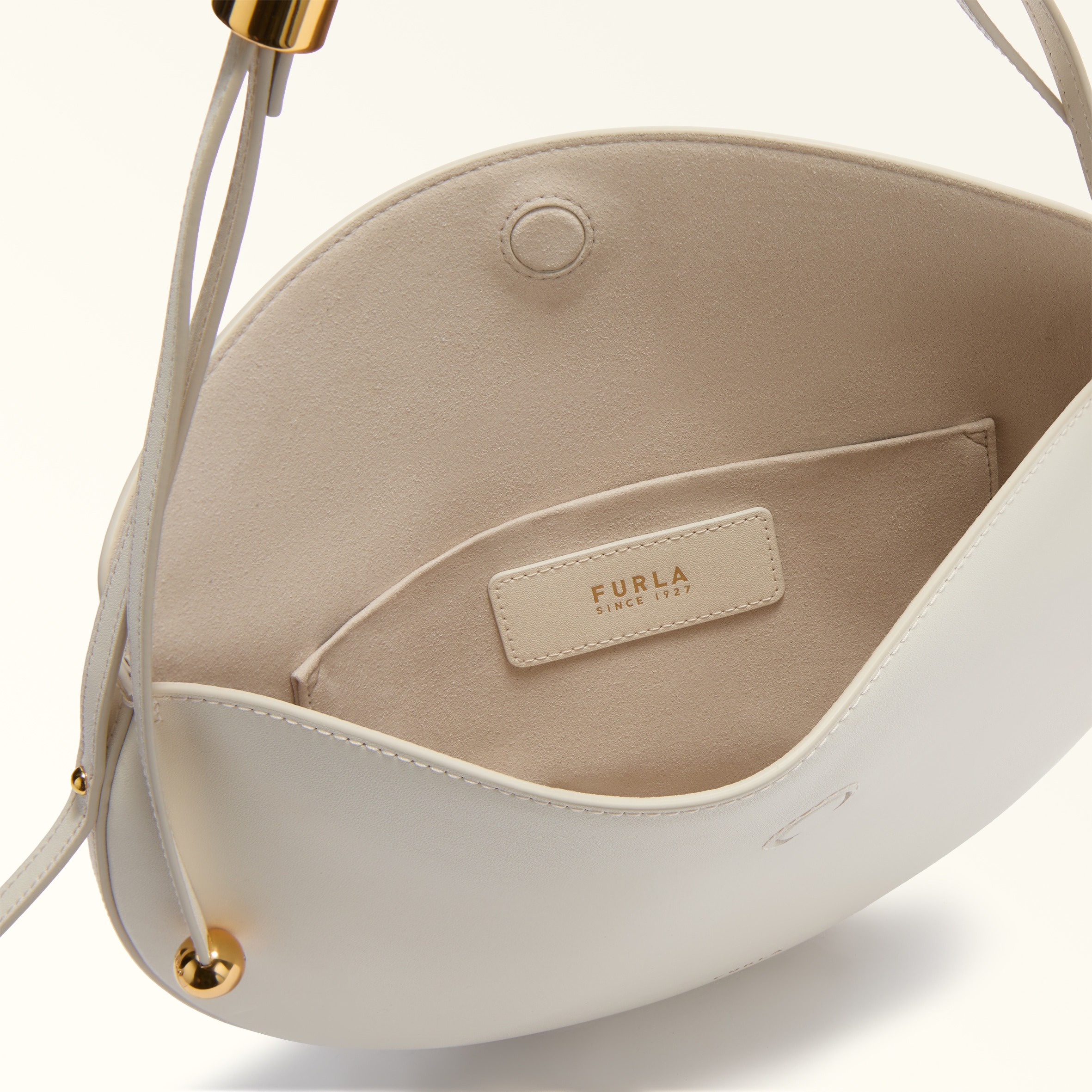Furla Moonstone Borsa A Spalla M Panna - immagine 4