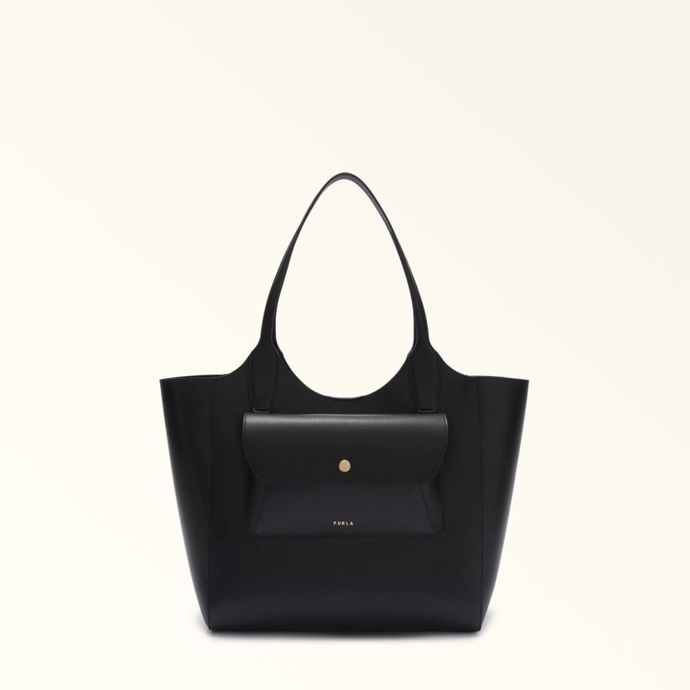 Furla Lea Borsa Shopping M Nero