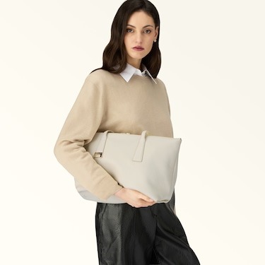 Furla Olivia Borsa Shopping M Panna - immagine 2