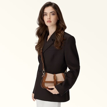 Furla Flow Borsa A Mano Mini Toni Cognac - immagine 2