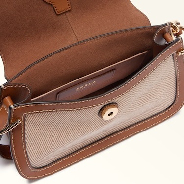 Furla Flow Borsa A Mano Mini Toni Cognac - immagine 4