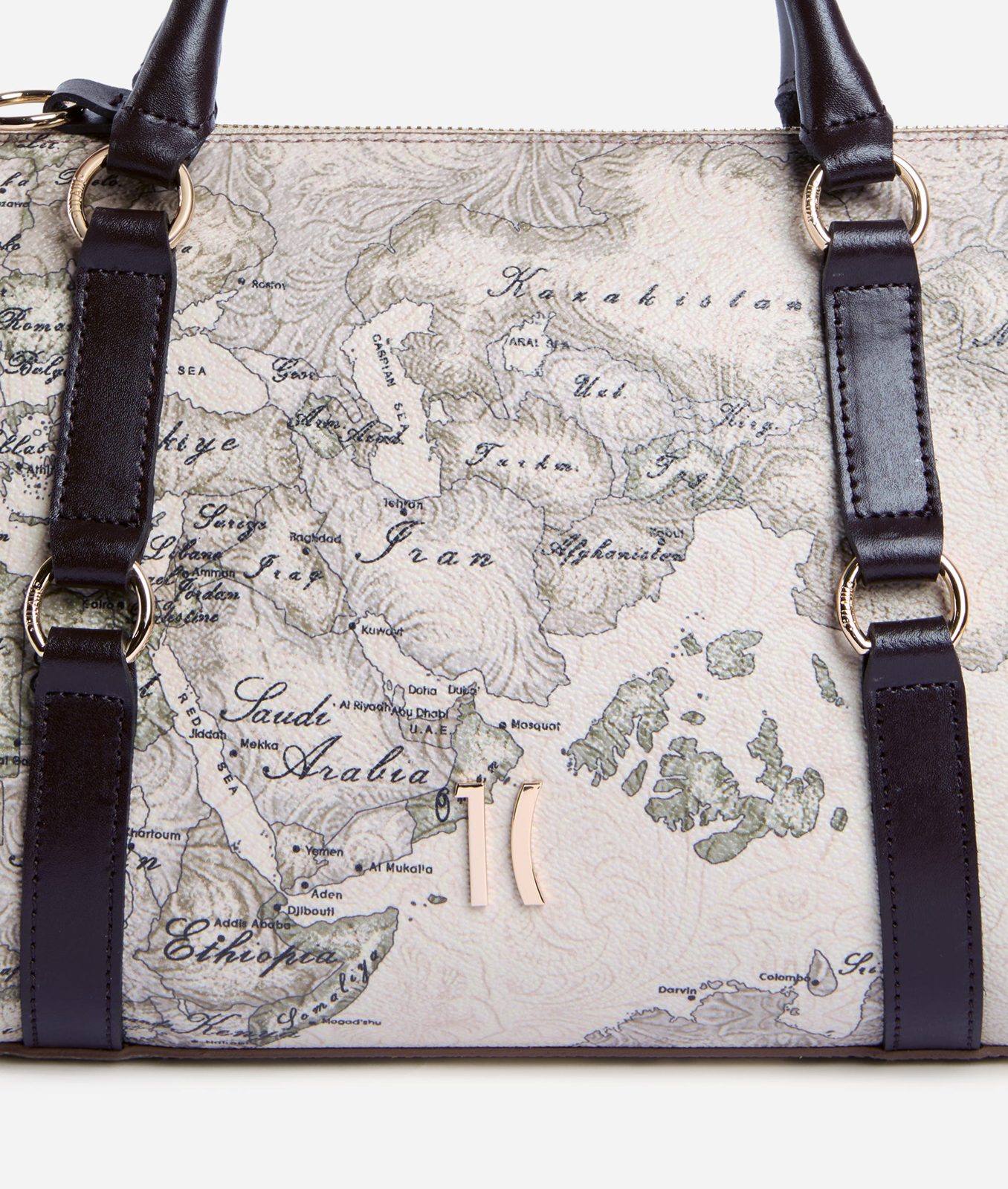 Alviero Martini 1A Classe Country Geo Borsa a Mano Tortora - immagine 4