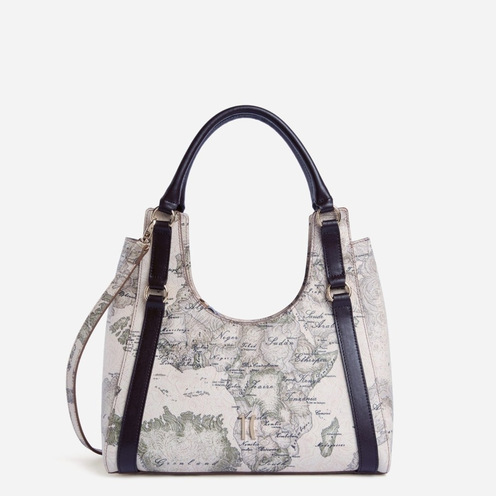 Alviero Martini 1A Classe Country Geo Borsa Sottospalla Tortora