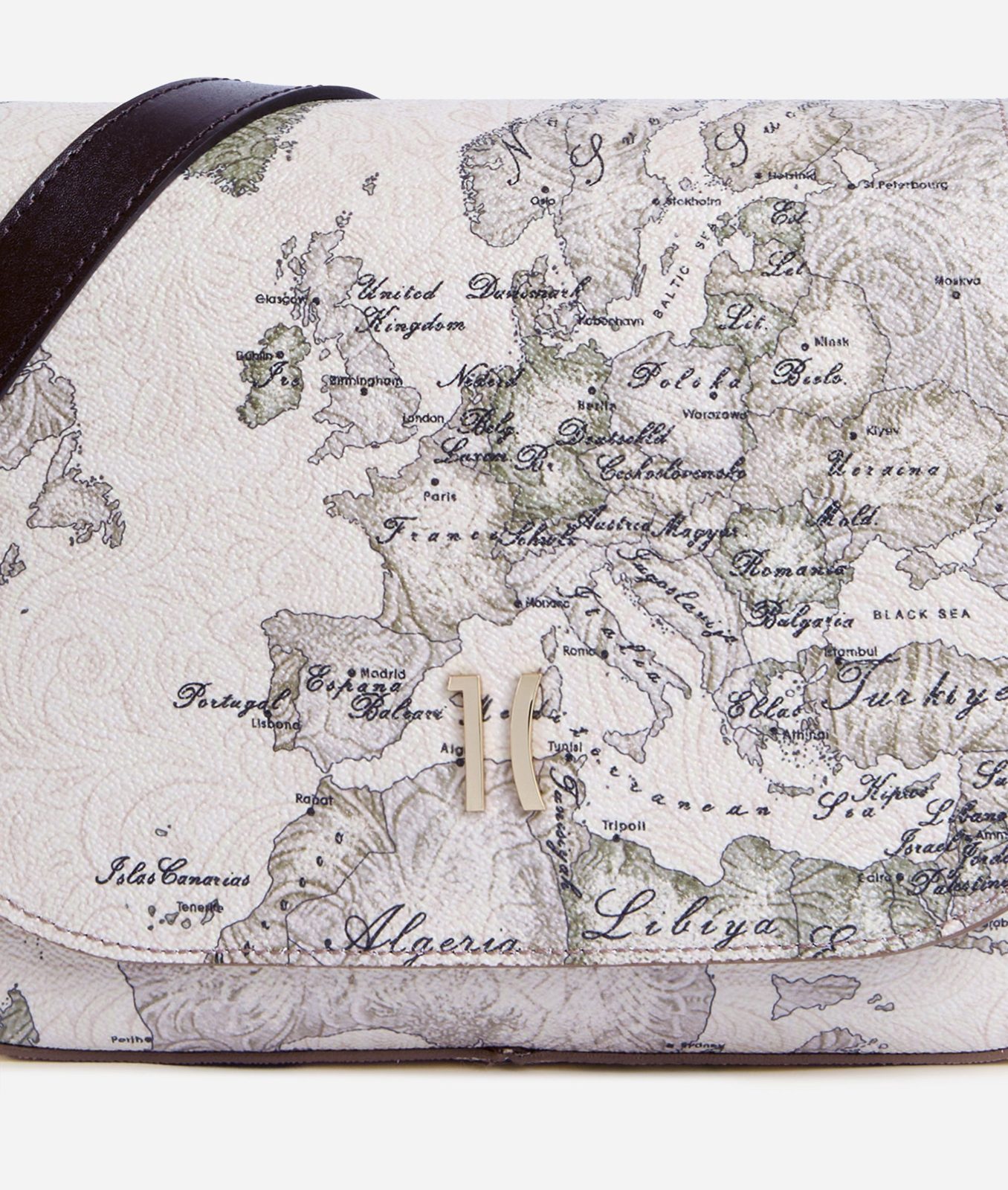Alviero Martini 1A Classe Country Geo Tracolla con Patta Tortora - immagine 4
