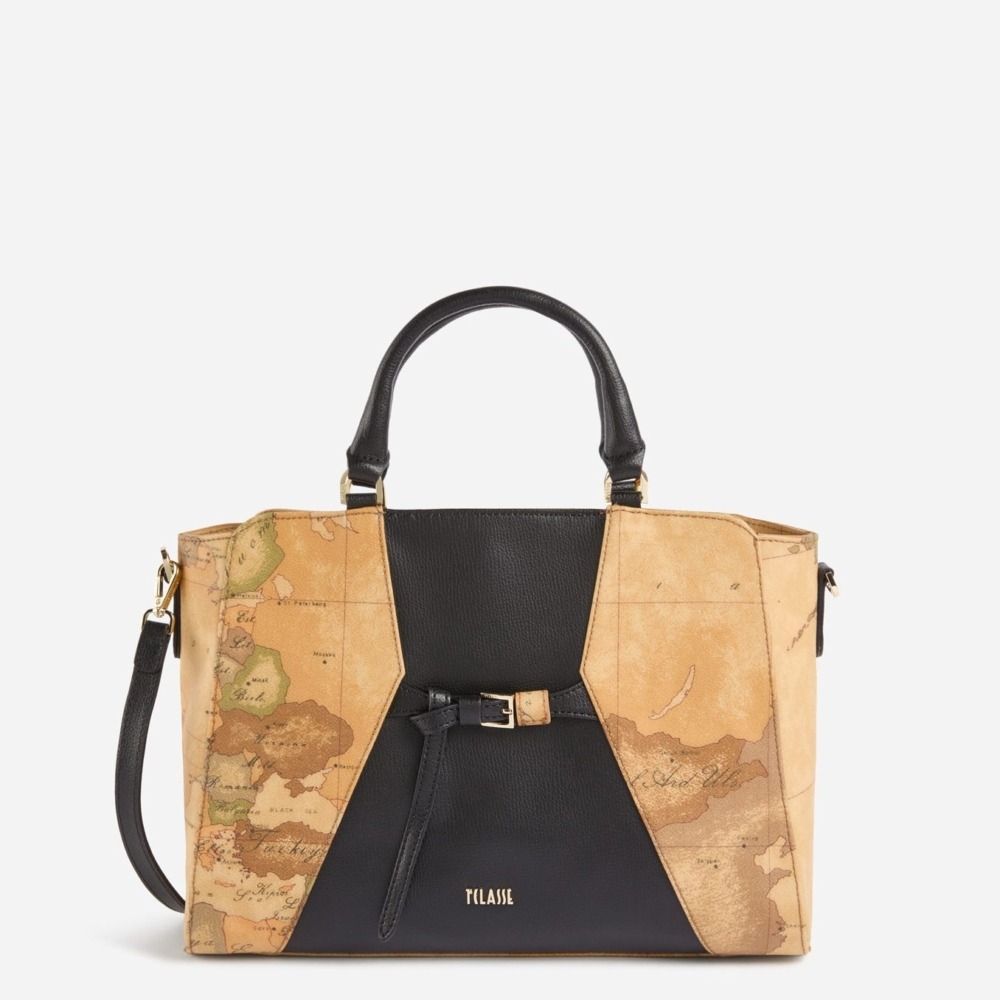 Alviero Martini 1A Classe Geo Saloon Borsa a Mano Nera