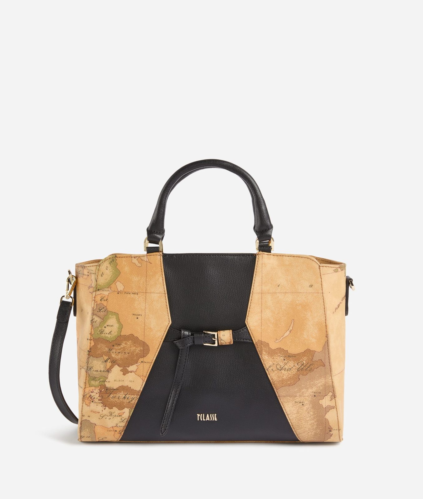 Alviero Martini 1A Classe Geo Saloon Borsa a Mano Nera