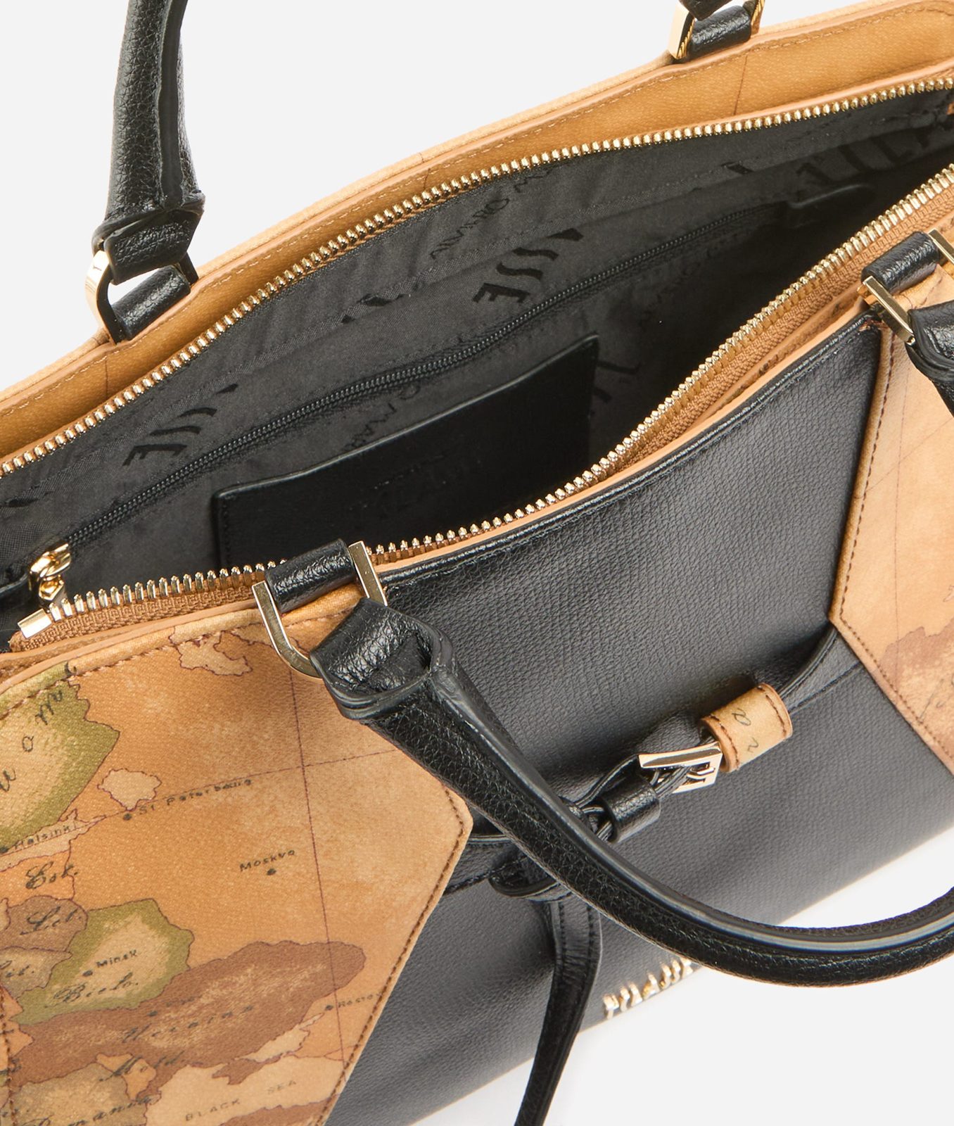 Alviero Martini 1A Classe Geo Saloon Borsa a Mano Nera - immagine 3