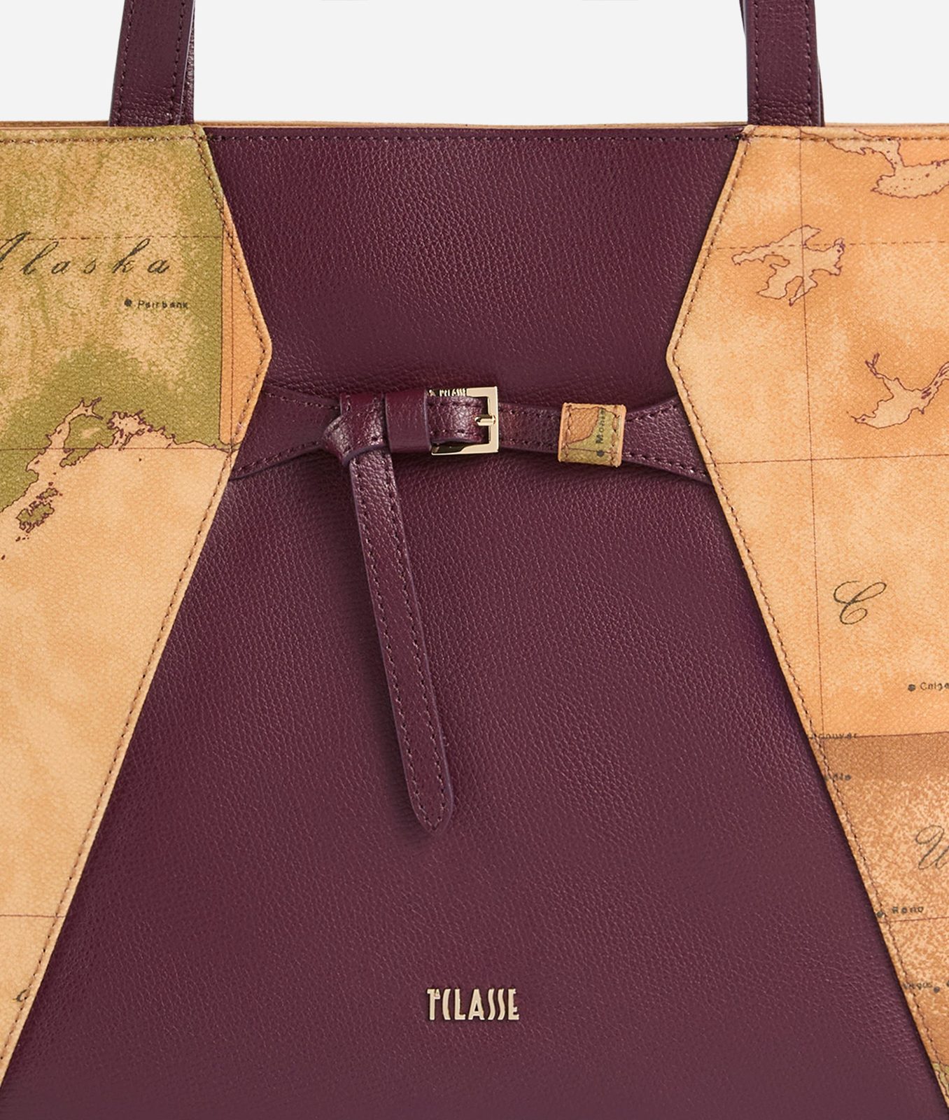Alviero Martini 1A Classe Geo Saloon Borsa Shopping Burgundy - immagine 4