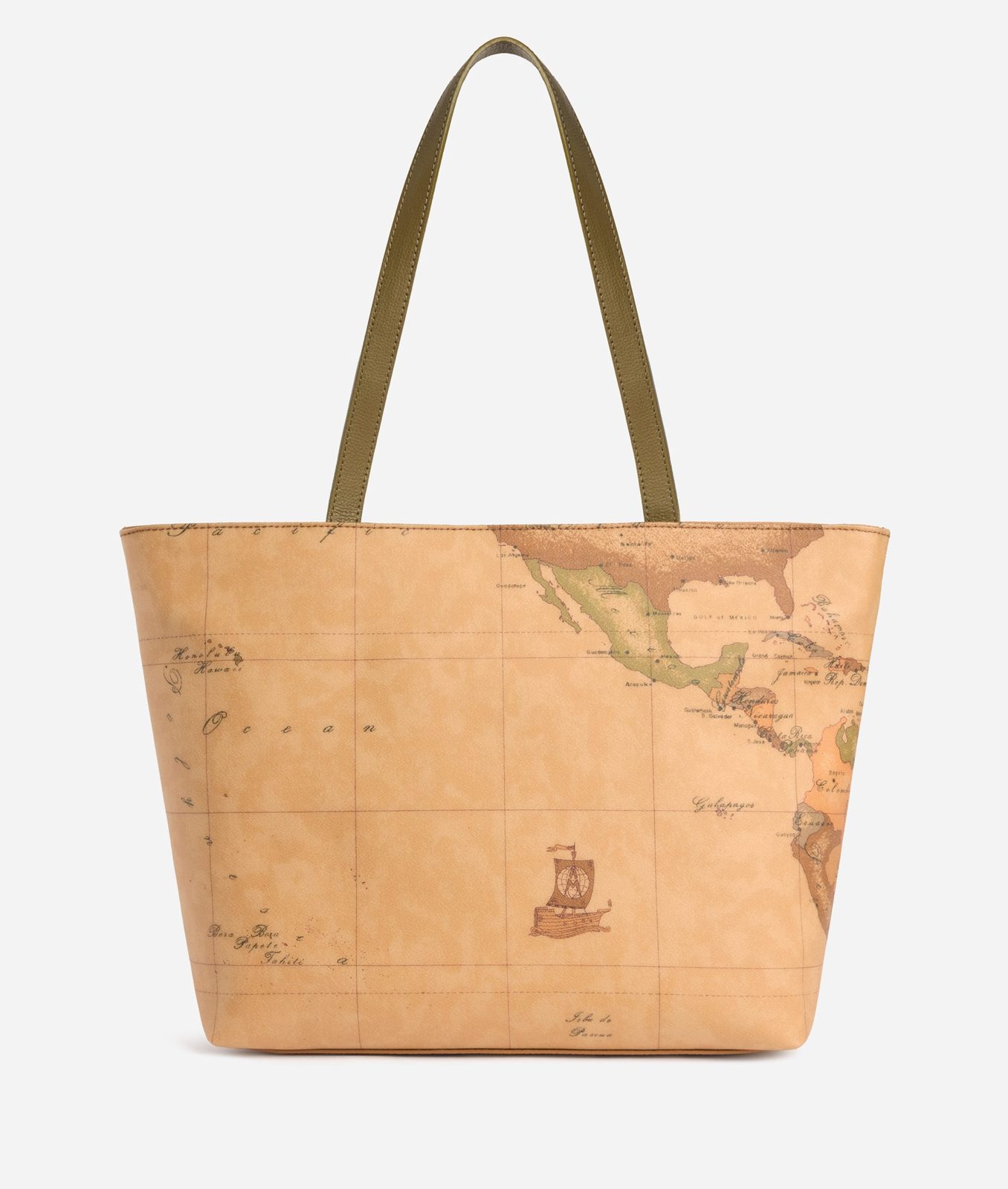 Alviero Martini 1A Classe Geo Saloon Borsa Shopping Verde Oliva