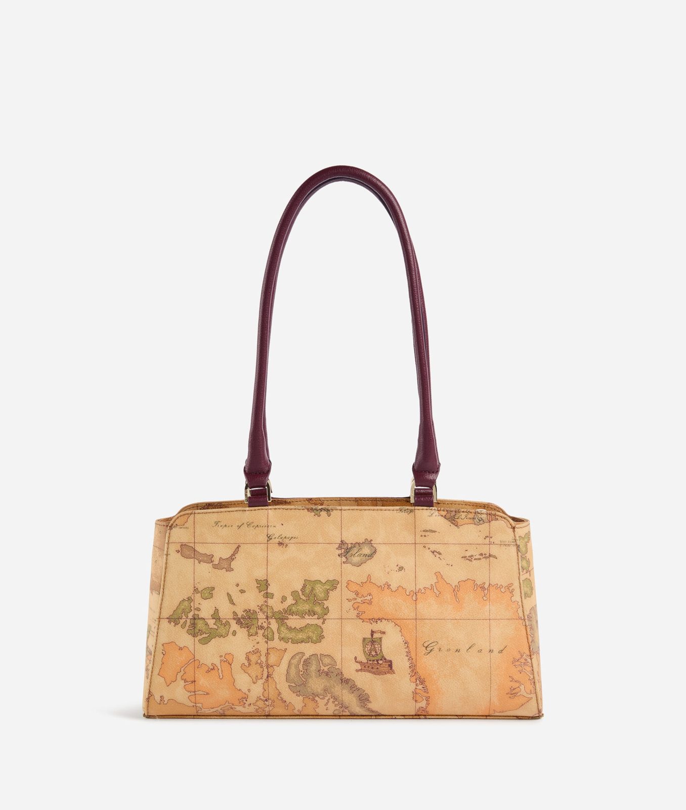 Alviero Martini 1A Classe Geo Saloon Borsa Sottospalla Burgundy - immagine 2