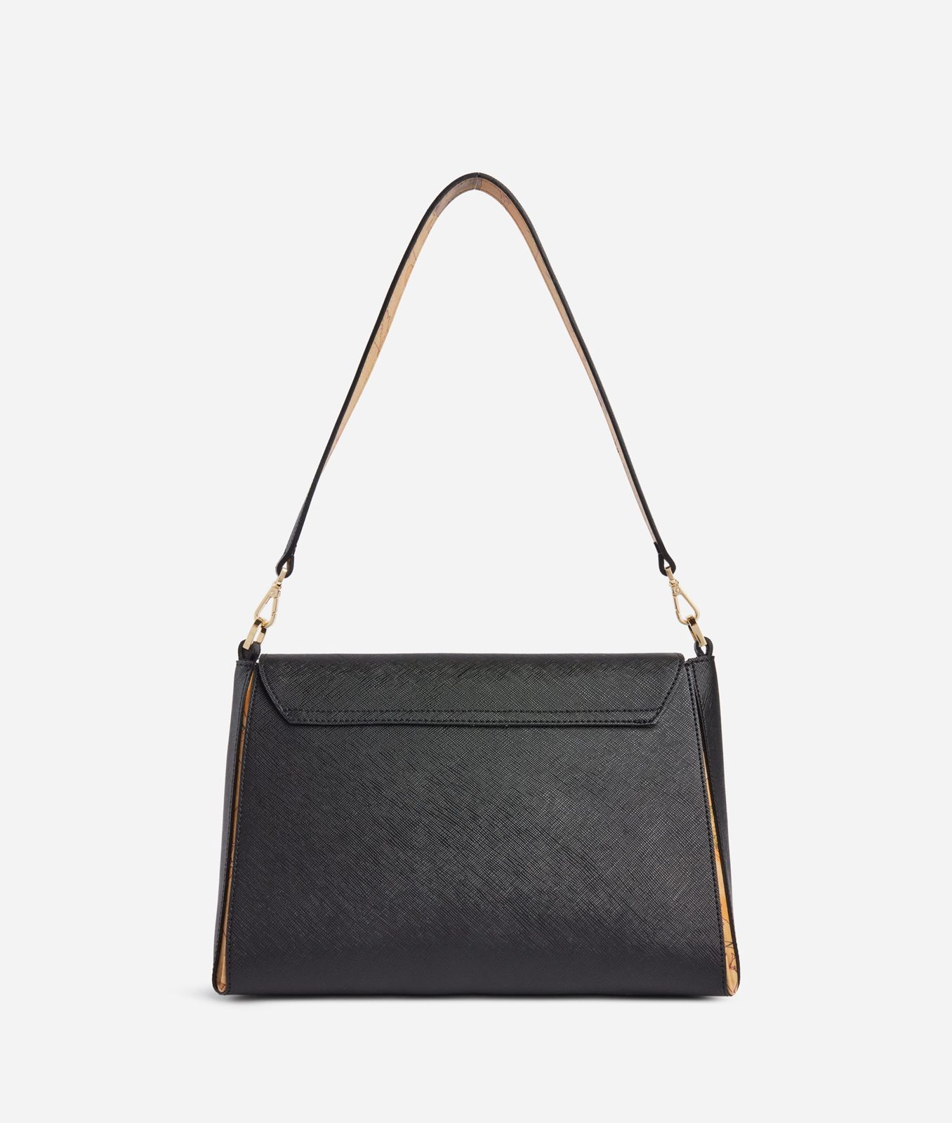 Alviero Martini 1A Classe Golden Coin Messenger Borsa Sottospalla Nera - immagine 2
