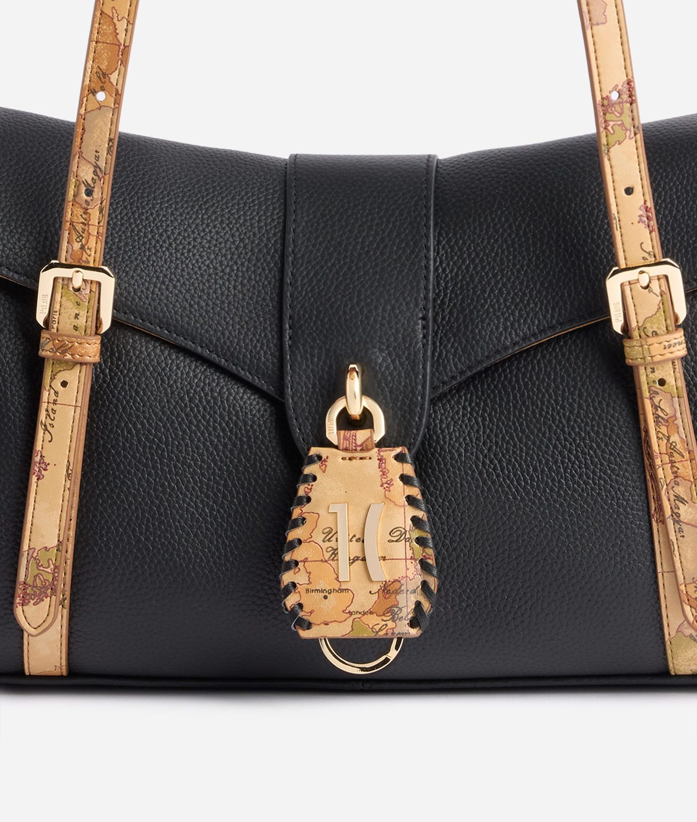 Alviero Martini 1A Classe Montana Leather Borsa Sottospalla Nera - immagine 4