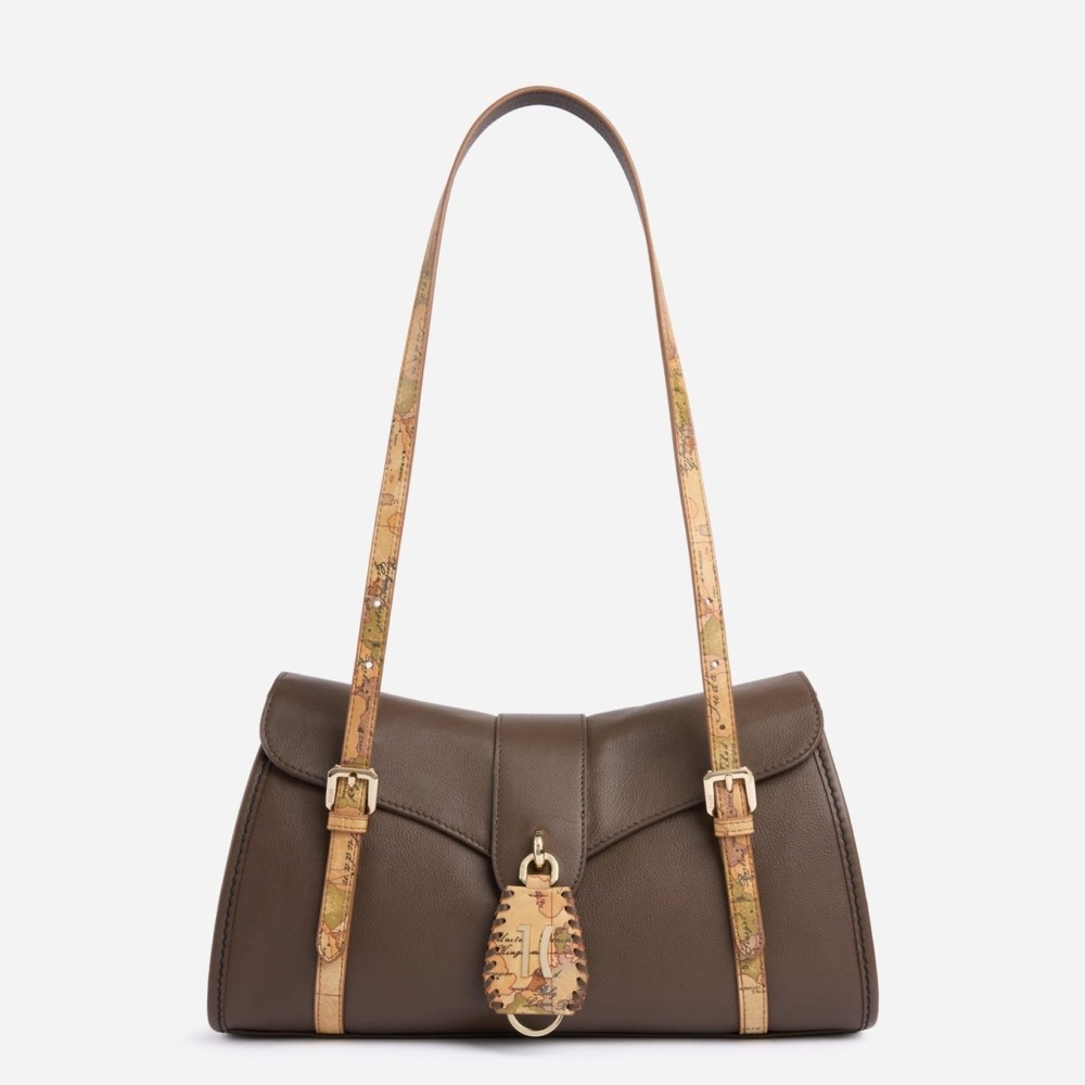Alviero Martini 1A Classe Montana Leather Borsa Sottospalla Sequoia