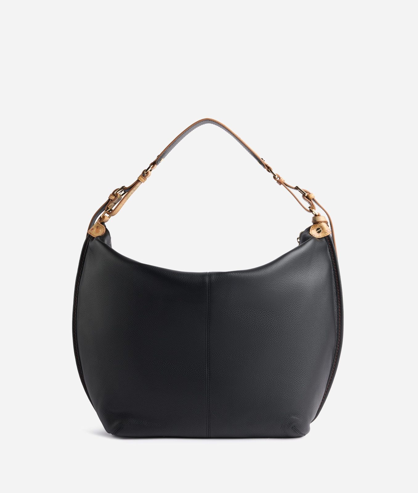 Alviero Martini 1A Classe Montana Leather Sottospalla Morbida Nera - immagine 2