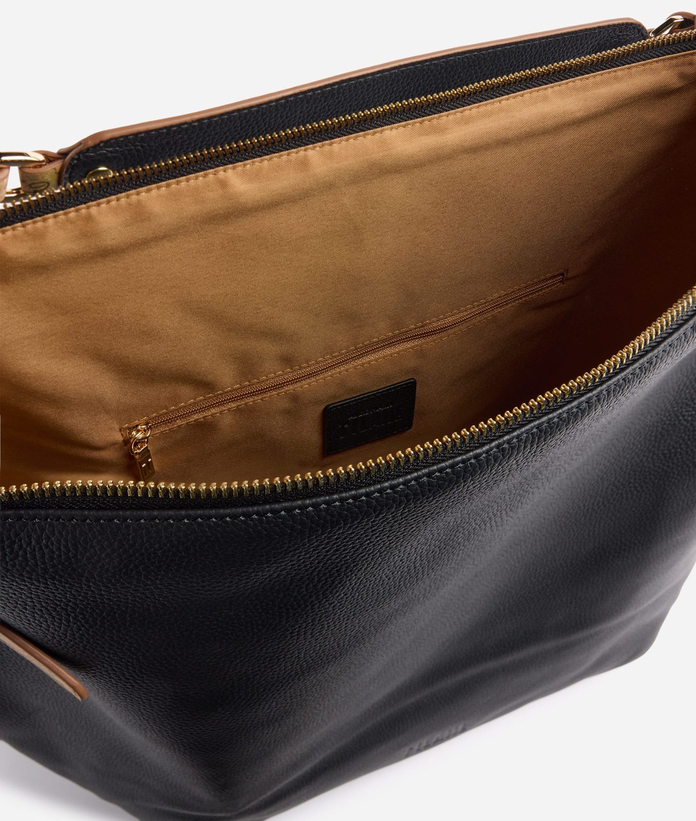 Alviero Martini 1A Classe Montana Leather Sottospalla Morbida Nera - immagine 3
