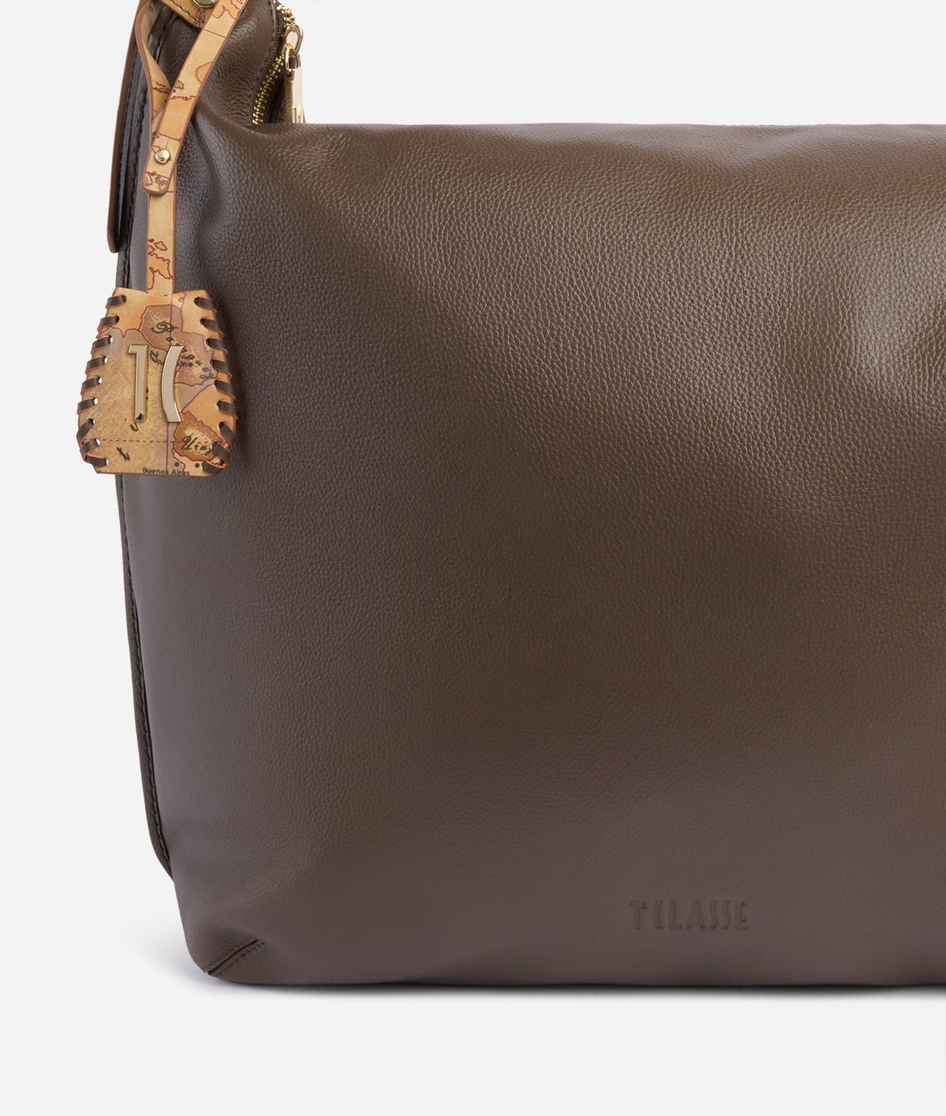 Alviero Martini 1A Classe Montana Leather Sottospalla Morbida Sequoia - immagine 4