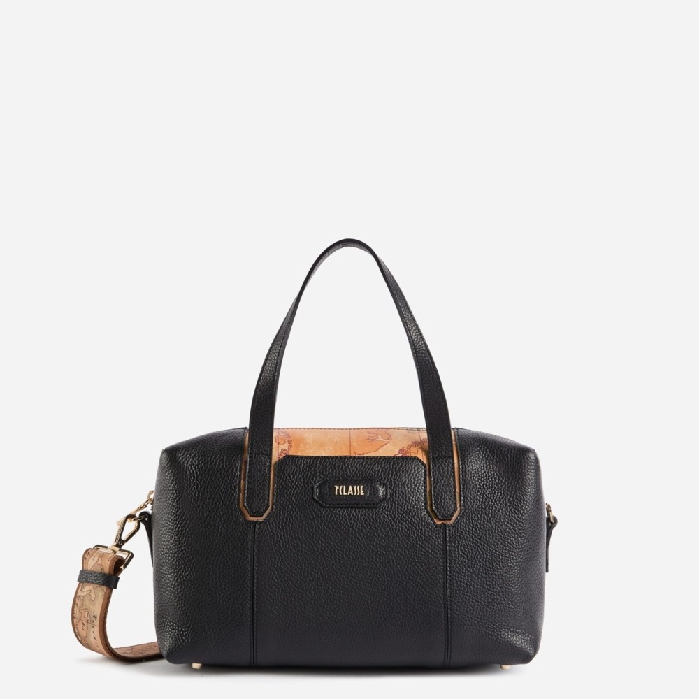 Alviero Martini 1A Classe Sierra Leather Bauletto Nero