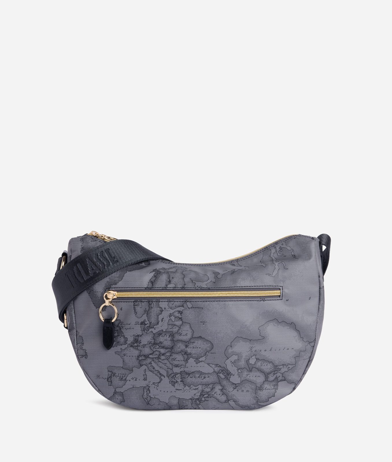 Alviero Martini 1A Classe Soft Ranch Tracolla a Mezzaluna Media Geo Dark