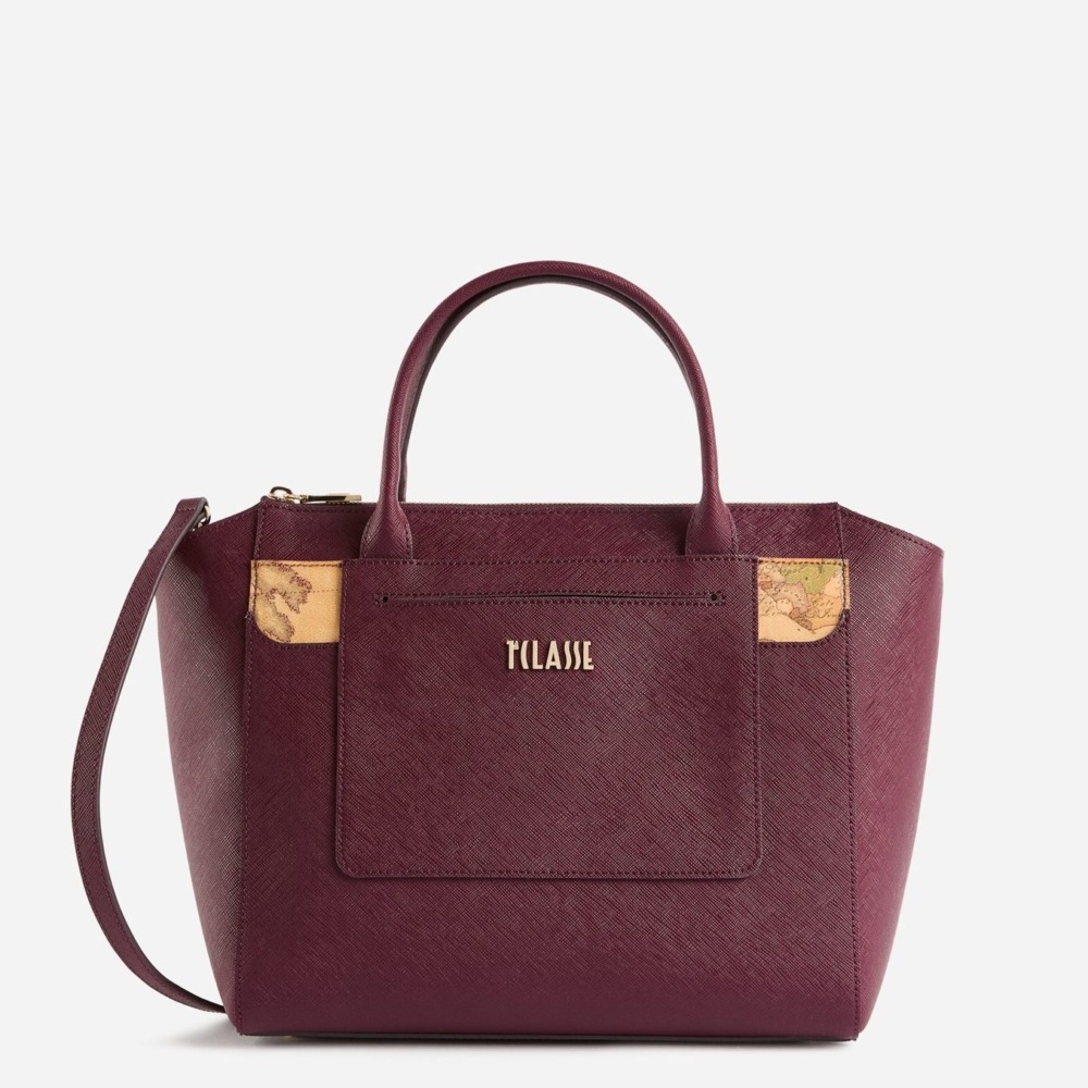 Alviero Martini 1A Classe West City Borsa a Mano Burgundy