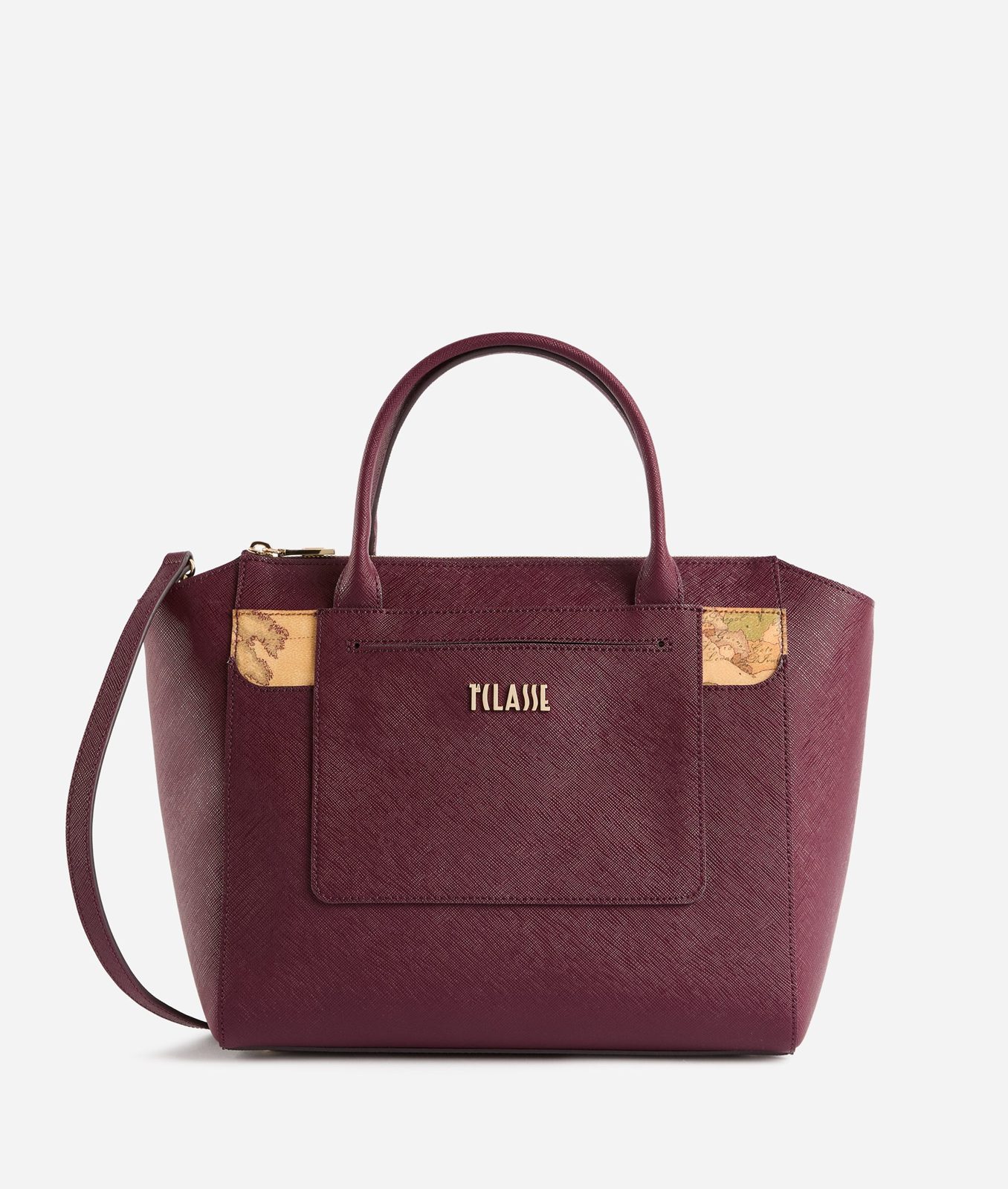 Alviero Martini 1A Classe West City Borsa a Mano Burgundy