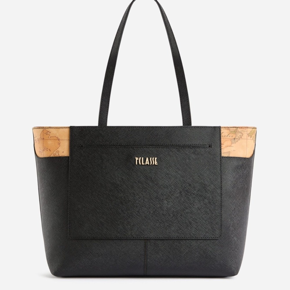 Alviero Martini 1A Classe West City Borsa Shopping Grande Nera