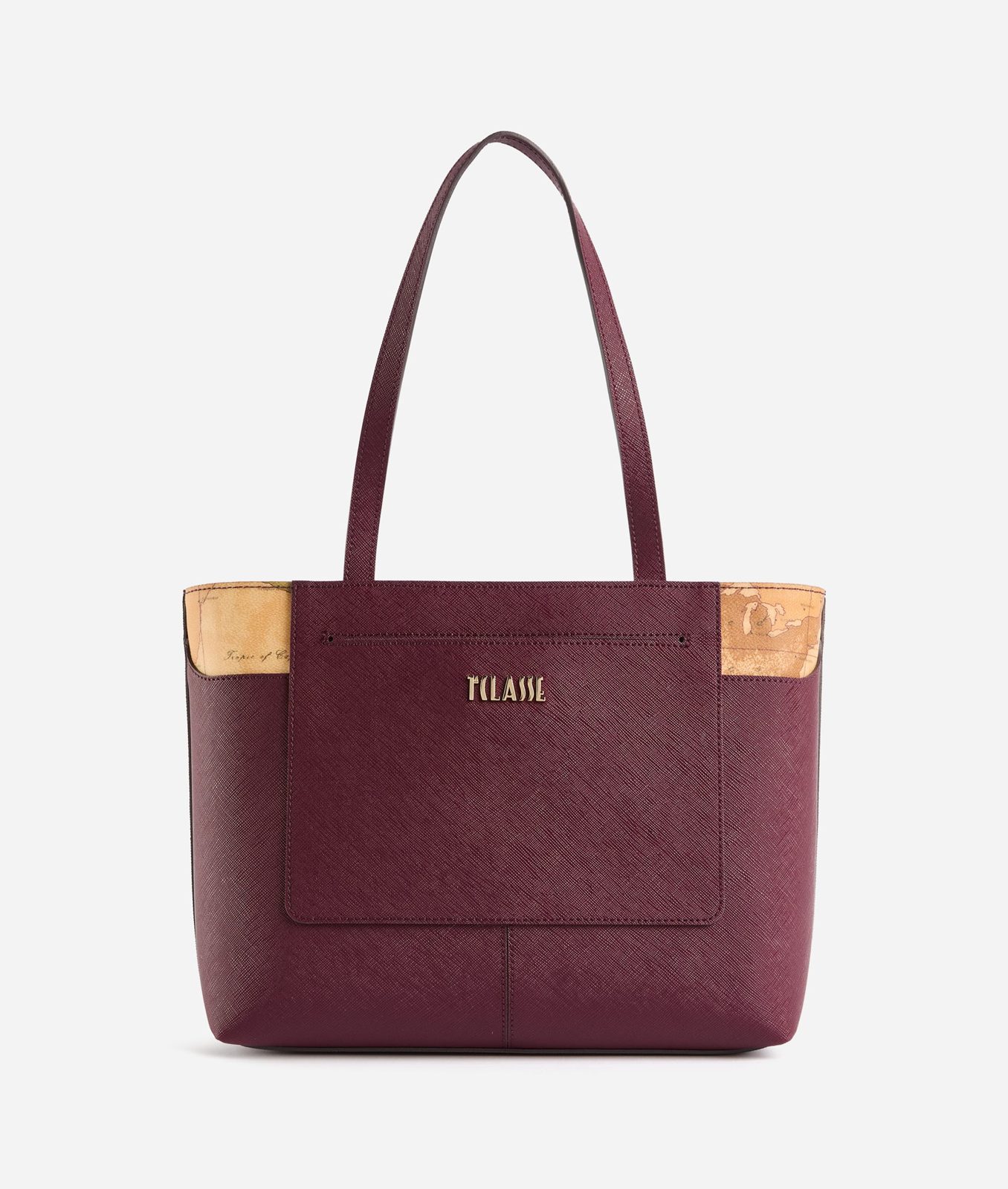 Alviero Martini 1A Classe West City Borsa Shopping Media Burgundy