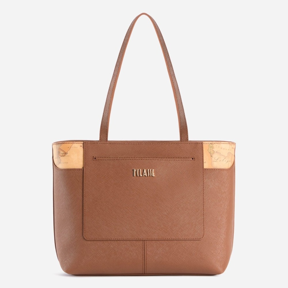 Alviero Martini 1A Classe West City Borsa Shopping Media Castagna