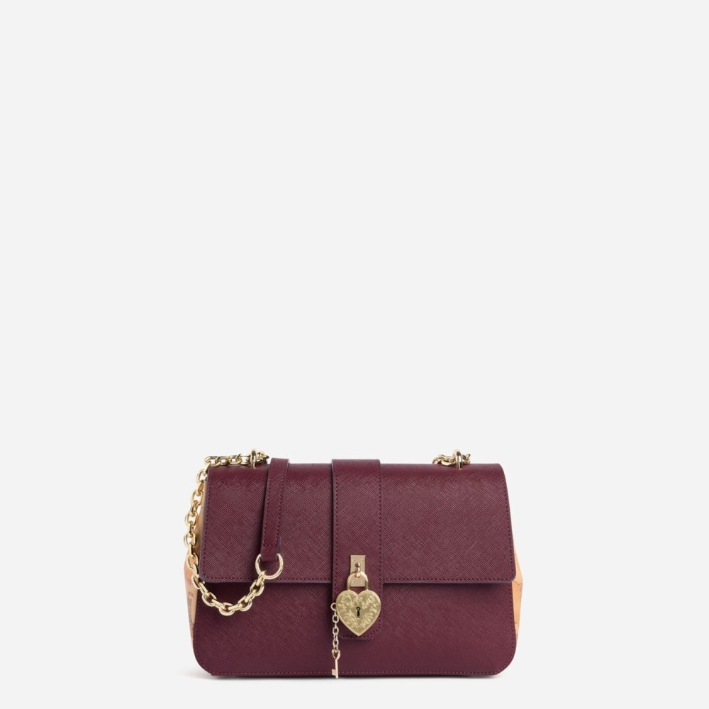 Alviero Martini 1A Classe Western Love Bag Borsa a Tracolla Burgundy